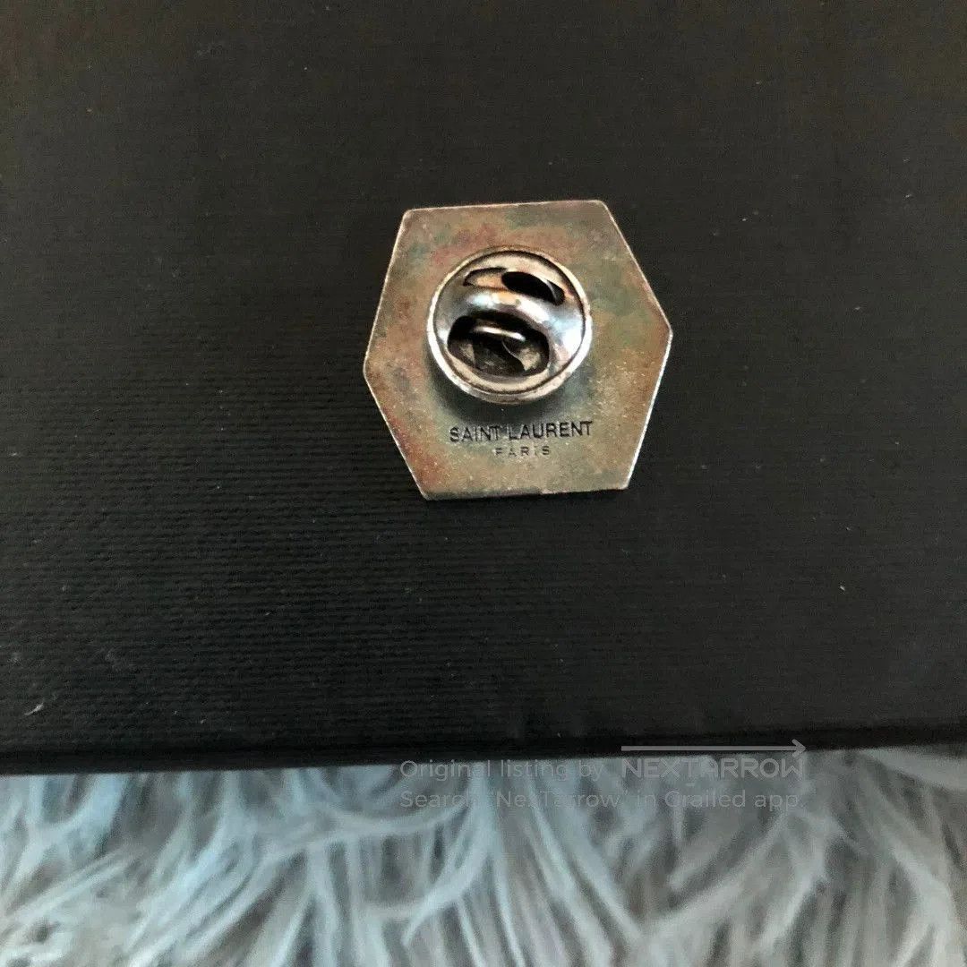Saint Laurent Paris Saint Laurent SLP Brooch. Size ONE SIZE - 6 Thumbnail
