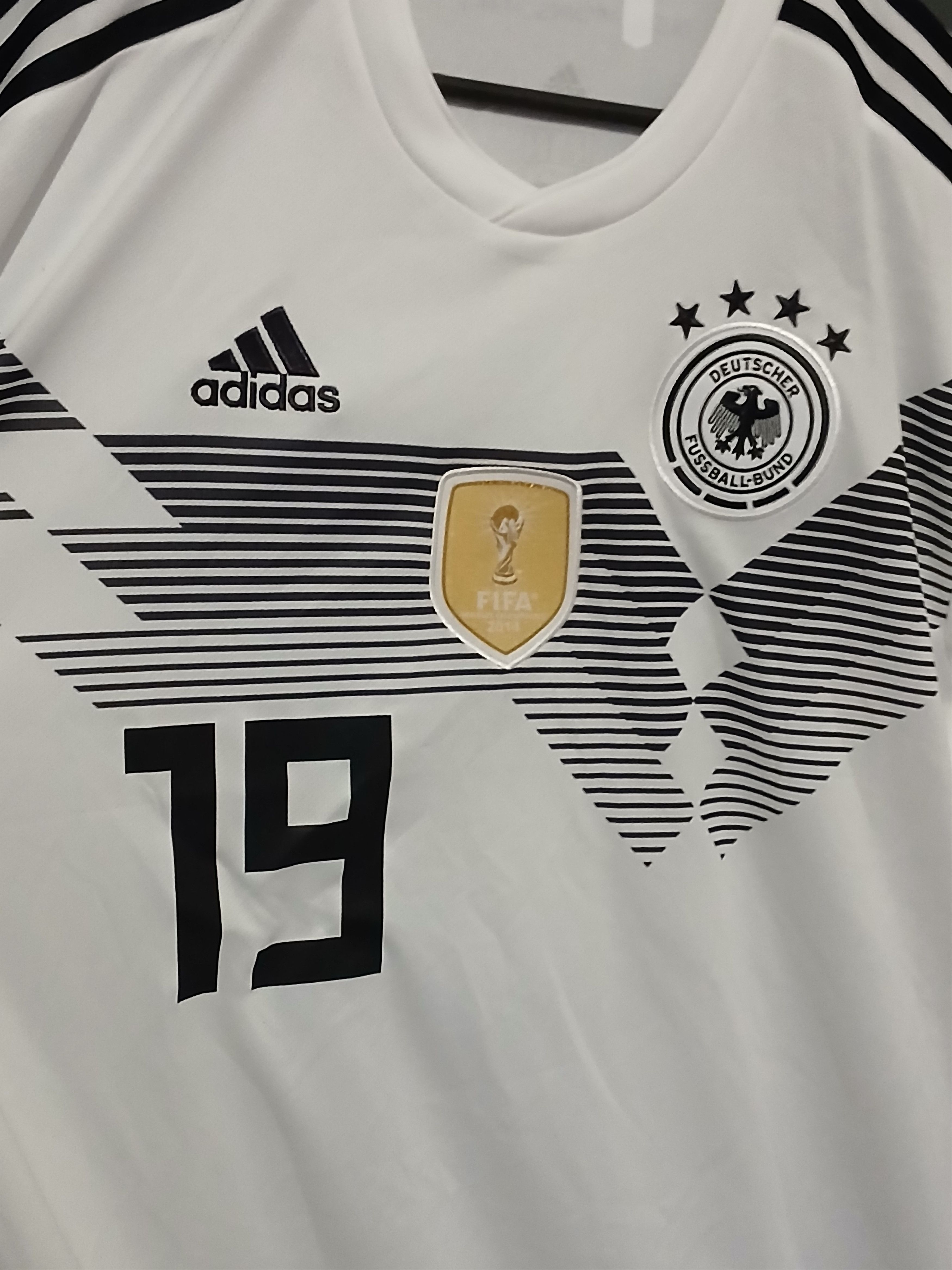 Adidas New Germany National Football Team 18/19 Home Jersey T-Shirt Size US XL / EU 56 / 4 - 3 Thumbnail