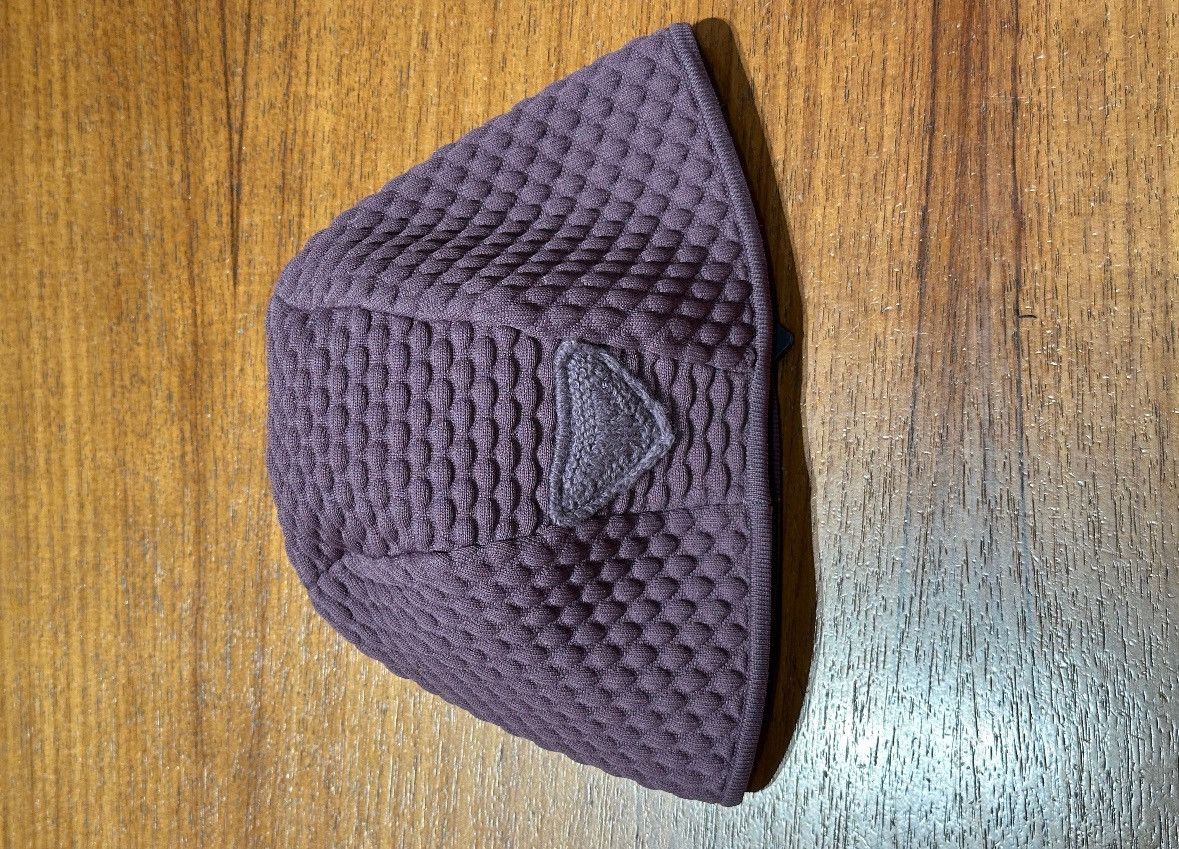 Prada o1bcso1str1025 Size: L / Re-Nylon Knit Hat / Cap in Purple Size ONE SIZE - 5 Thumbnail