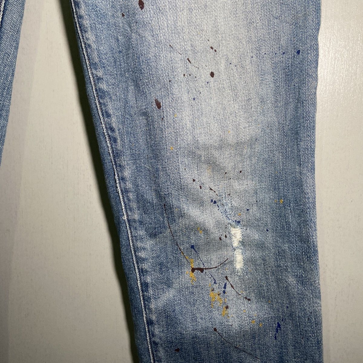 Marc Jacobs × Marc by Marc Jacobs Marc by Marc Jacob Painter Rolled Slim Jeans Size 29" - 2 Thumbnail
