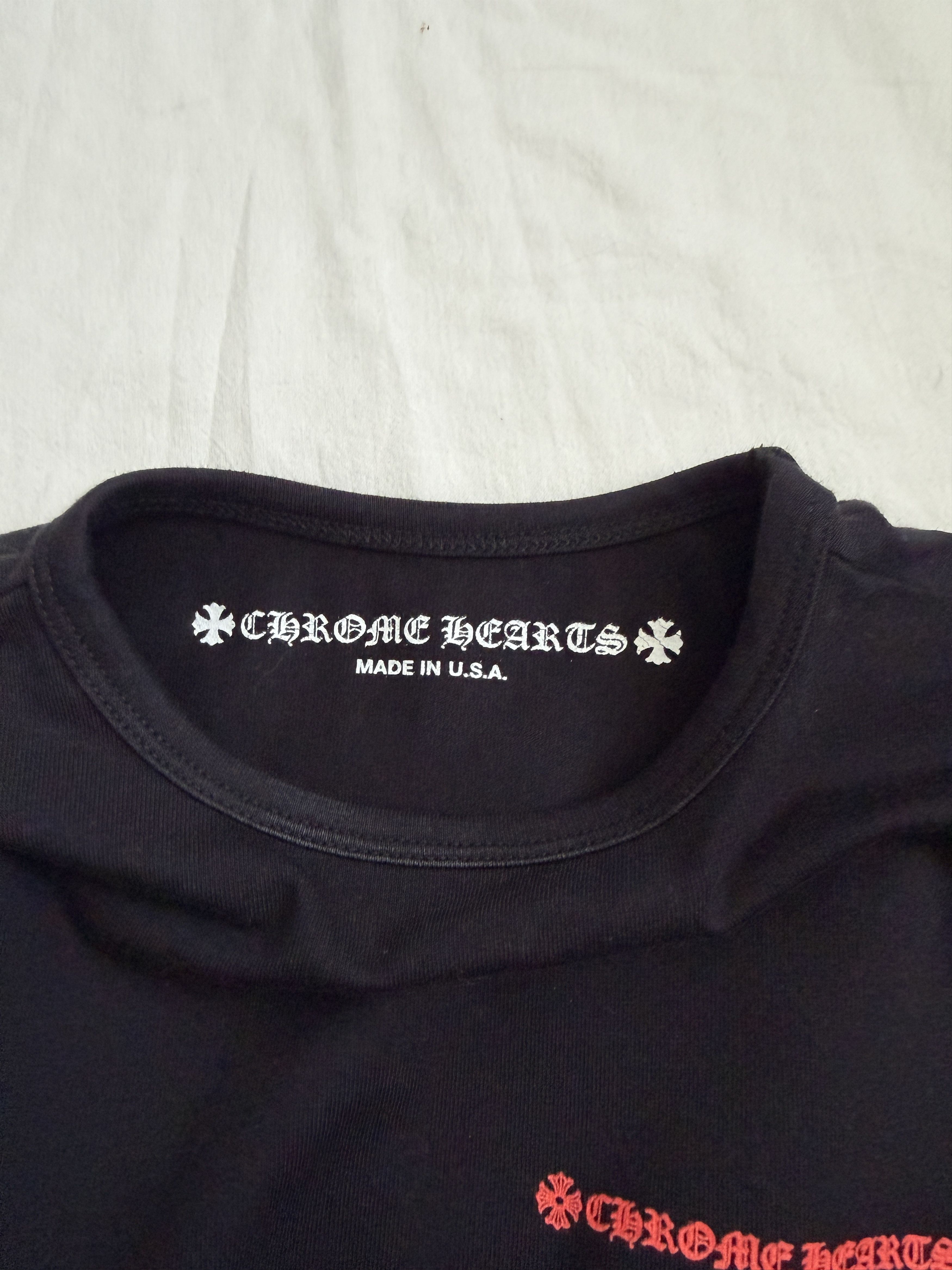 Chrome Hearts Matty boy heart crop long sleeve tshirt Size M / US 6-8 / IT 42-44 - 3 Thumbnail