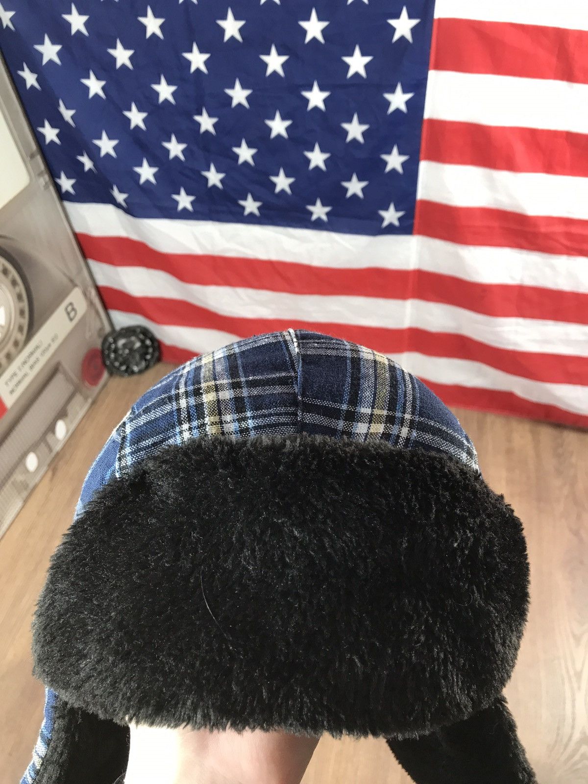 Japanese Brand × Vintage Vintage Y2K Fuzzy Ushanka Hat Size ONE SIZE - 5 Thumbnail