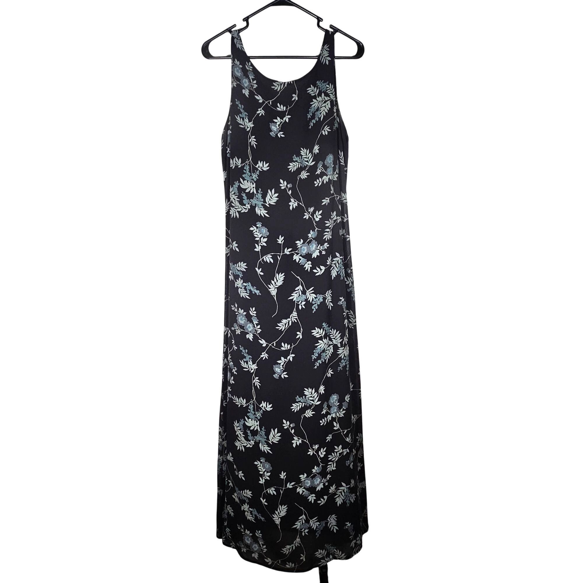 Other VTG Ballinger Gold Black Women Silk Maxi Dress L Y2K Boho Qu Size L / US 10 / IT 46 - 2 Thumbnail