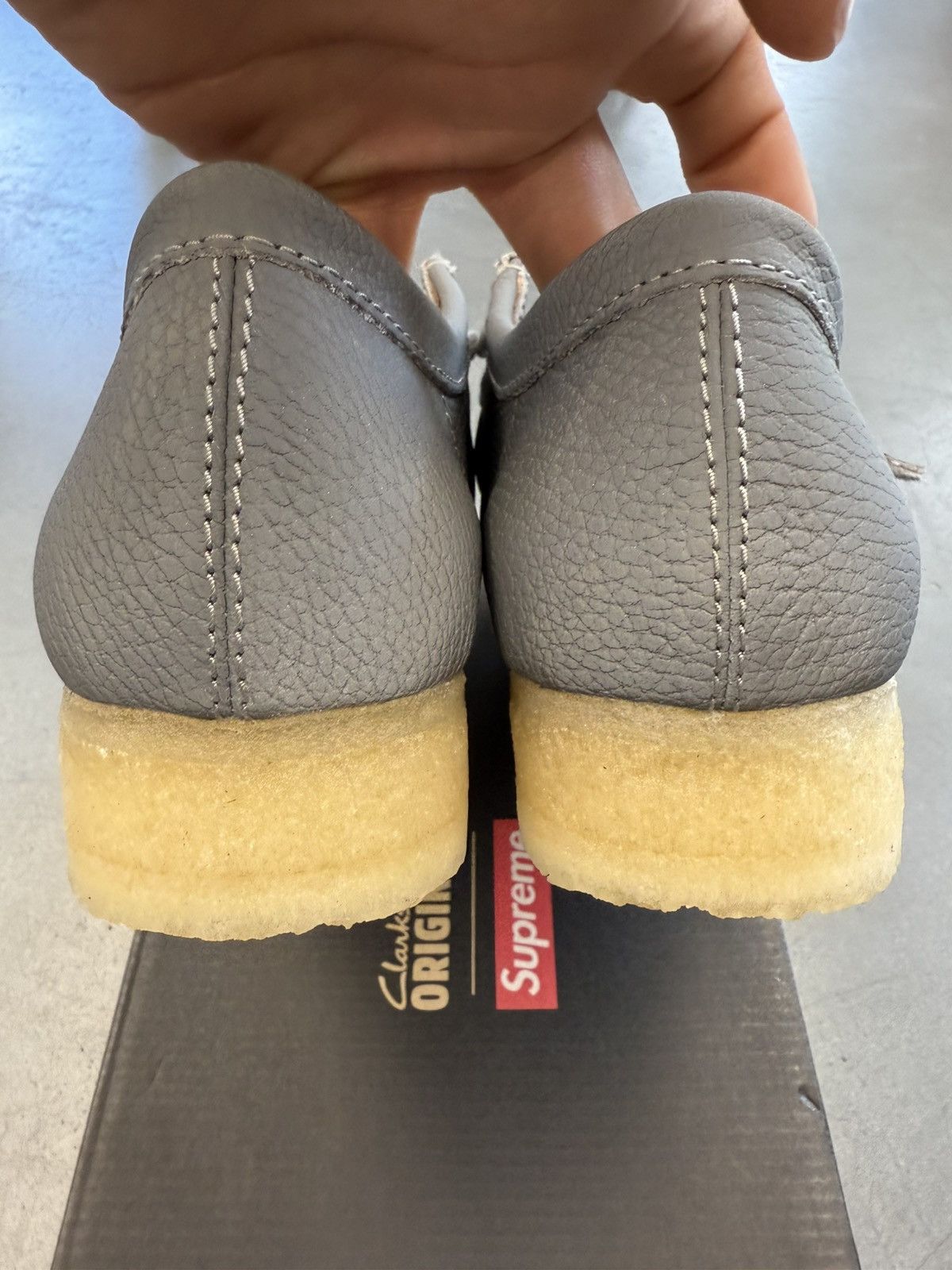 Clarks × Supreme 2025 Clarks Originals Wallabee Supreme Silver Reflective Size US 9.5 / EU 42-43 - 10 Thumbnail