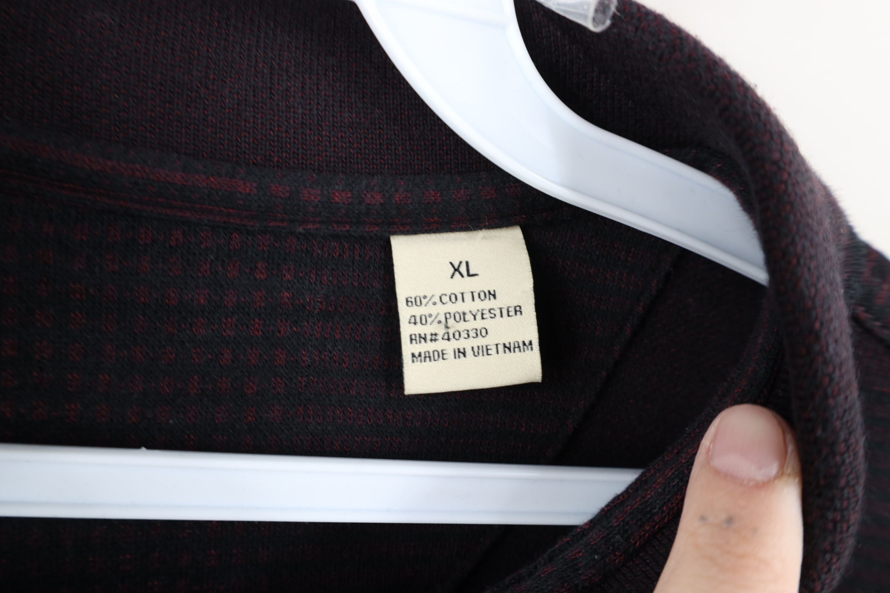 Vintage Vintage Streetwear Long Sleeve Collared Rugby Polo Plaid Size US XL / EU 56 / 4 - 7 Thumbnail