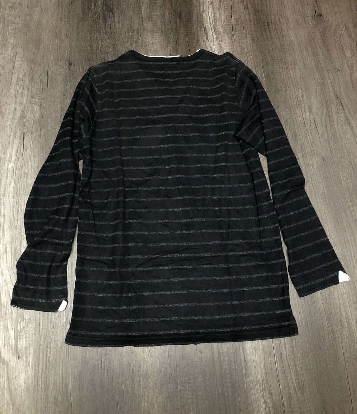 Designer × Vintage × Yohji Yamamoto Sacsny Y'saccs Y's Yohji Yamamoto Long Sleeve Tee Shirt Size US M / EU 48-50 / 2 - 7 Thumbnail