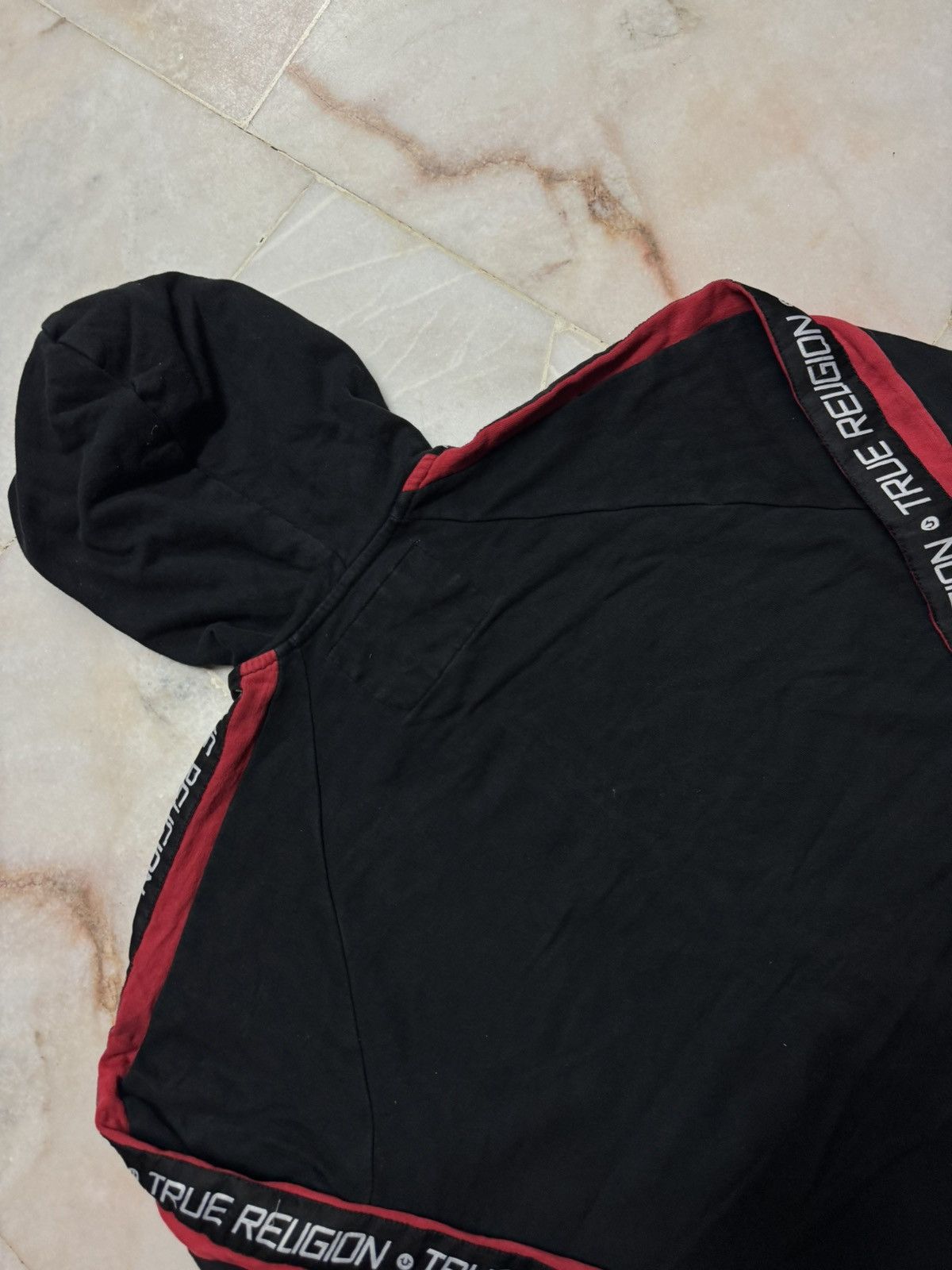 True Religion 💥VINTAGE Y2K TRUE RELIGION SIDETAP HOODIE ZIPPER RARE STYLE Size US S / EU 44-46 / 1 - 17 Thumbnail