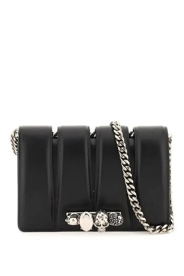 Alexander McQueen o1w1db10925 Size: OS/The Slash in Black Size ONE SIZE - 1 Thumbnail
