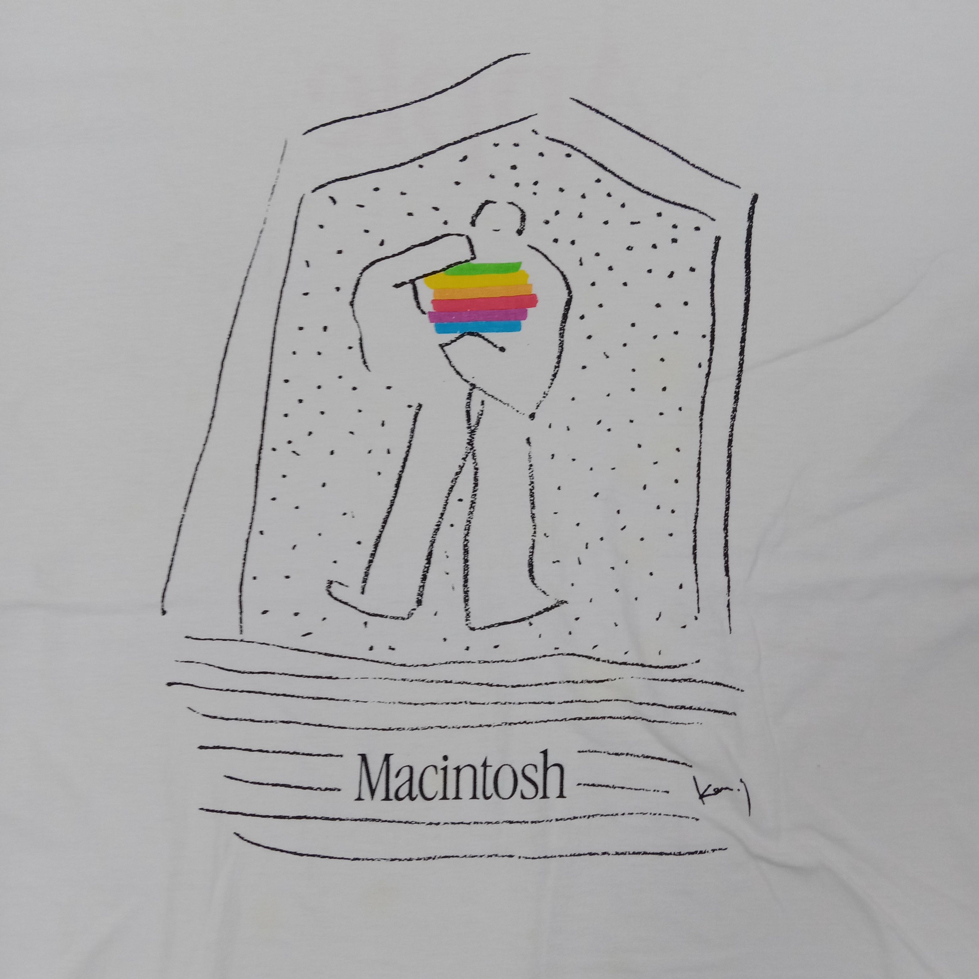 Apple Macintosh by Apple Promo Tshirt C259N10 Size US M / EU 48-50 / 2 - 2 Thumbnail