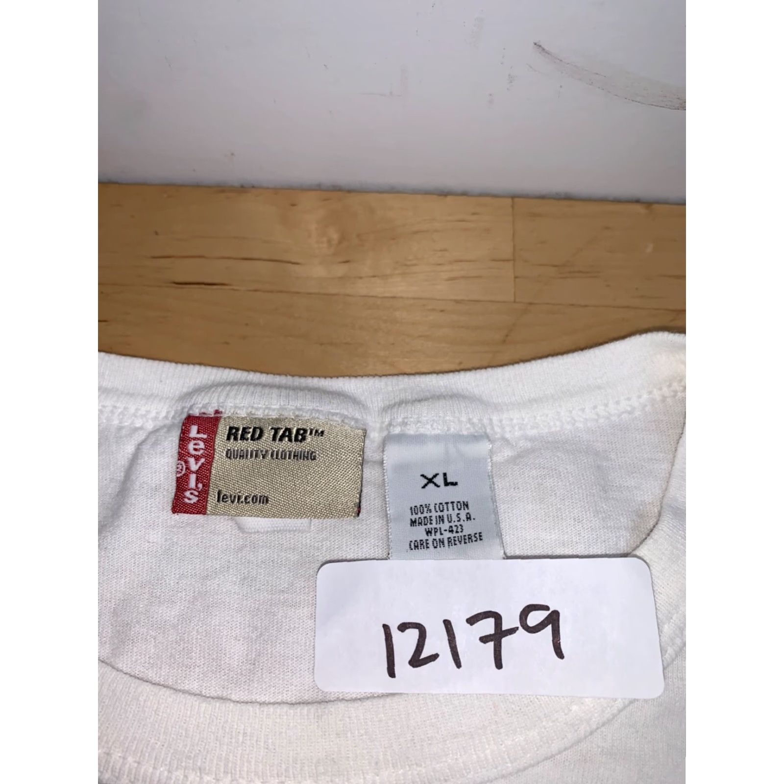 Levi's VINTAGE Levi's Shirt Mens XL White Button-Up Long Sleeve Casual USA 12179 Size US XL / EU 56 / 4 - 3 Thumbnail