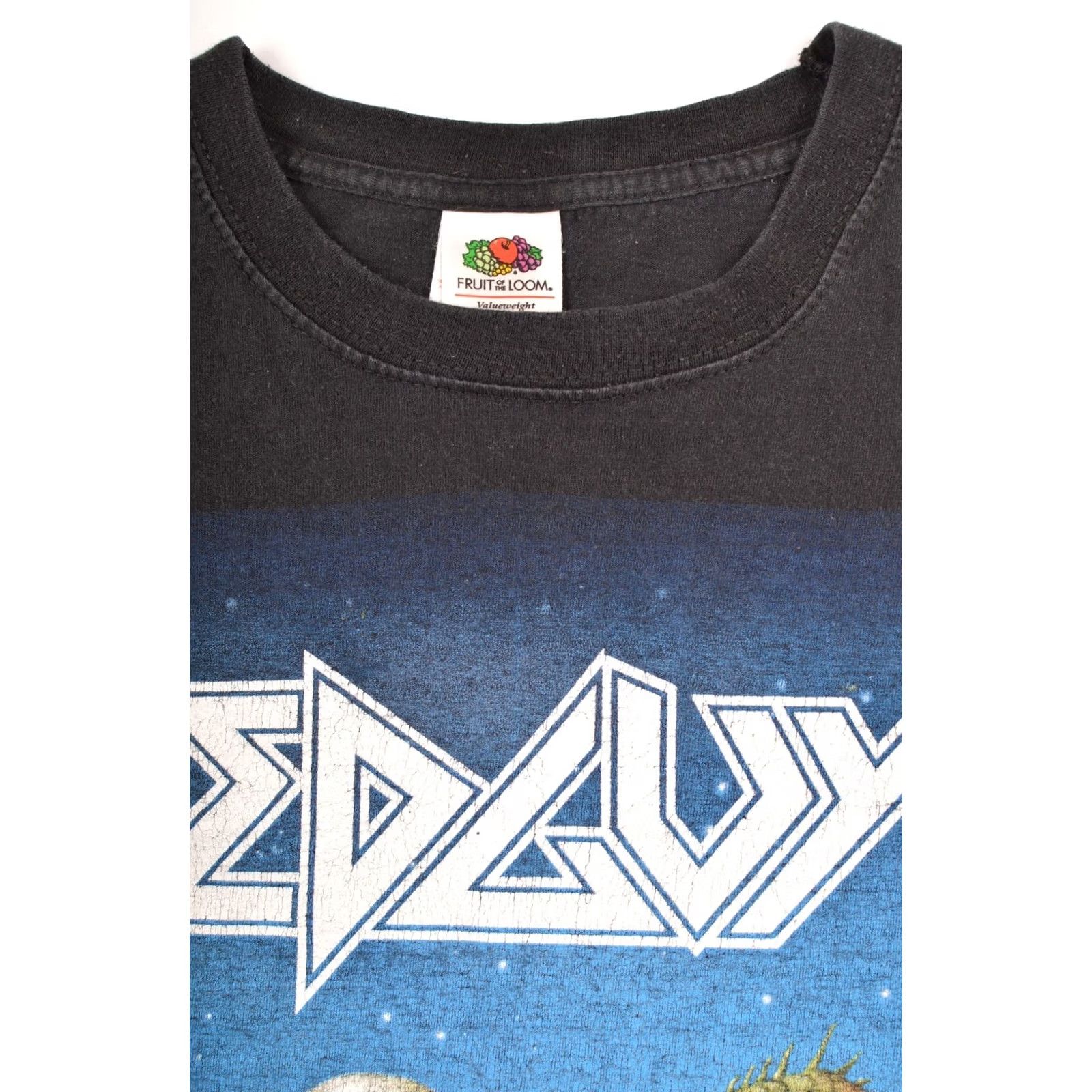 Fruit Of The Loom Fruit of the Loom Edguy Space Police World Tour 2014 T-Shirt Tee, Size M, Black, Men, 100% Cotton, Vintage? Size US M / EU 48-50 / 2 - 4 Thumbnail