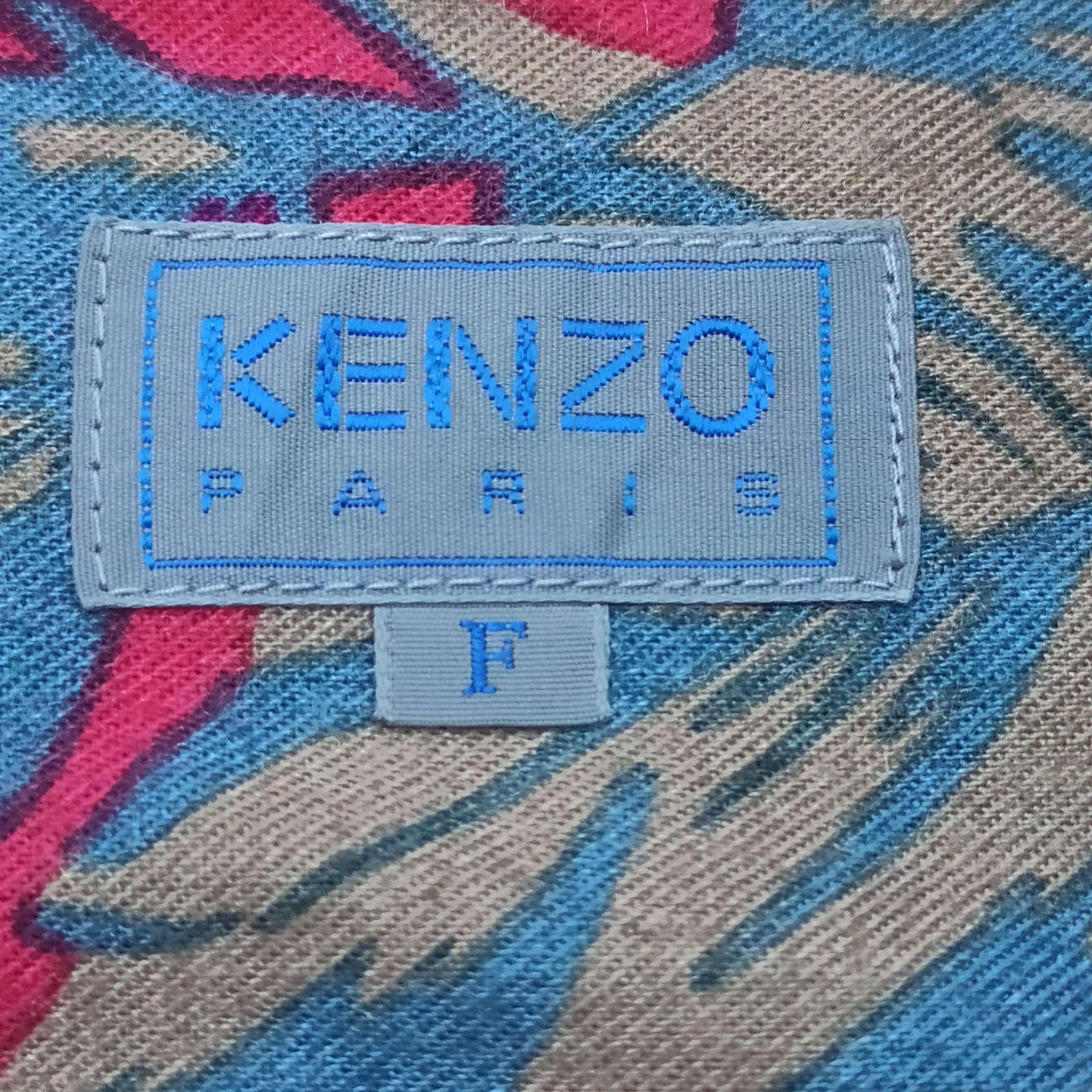 Kenzo Rayon Floral Fullover Shirt Kenzo Size US L / EU 52-54 / 3 - 4 Thumbnail