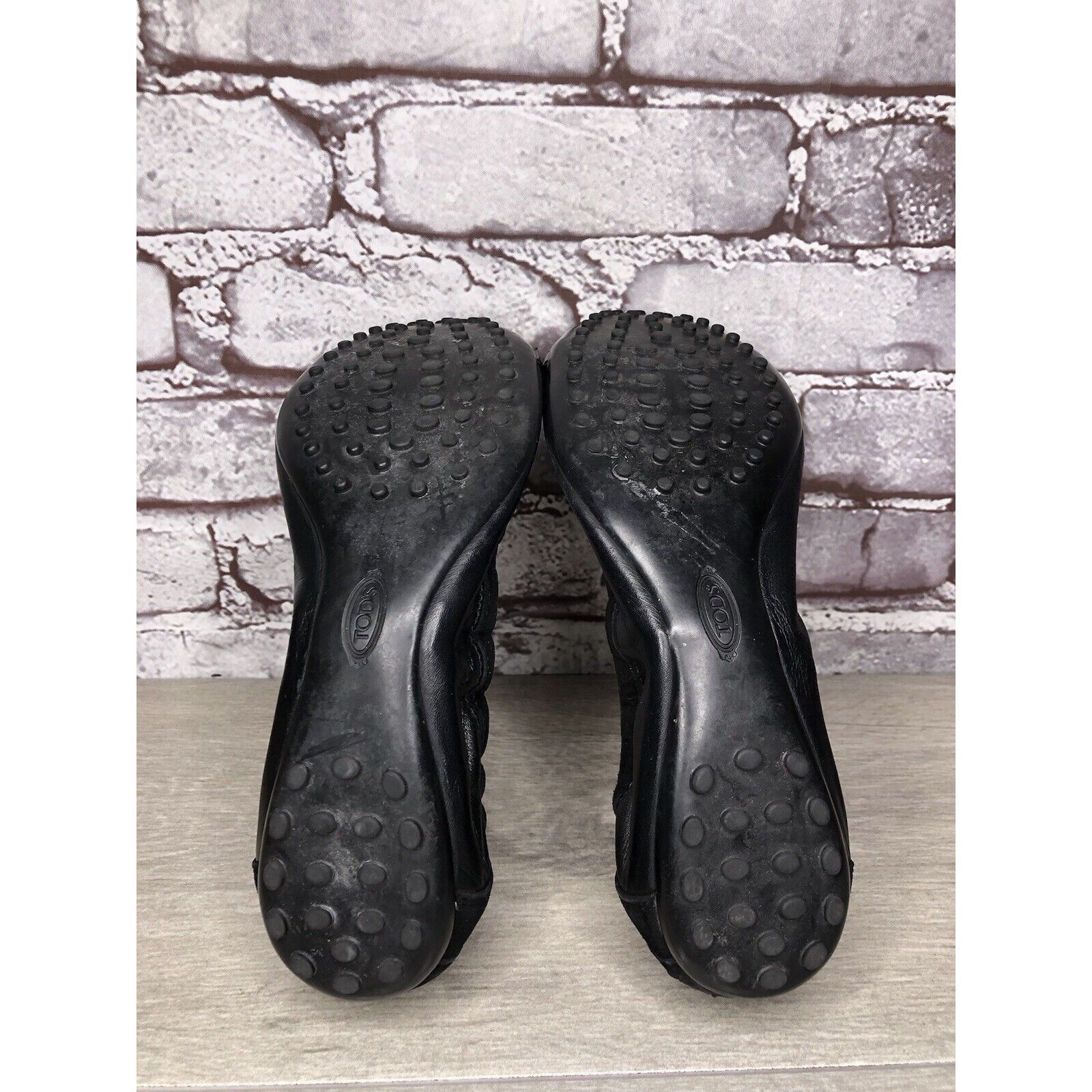 Tod's Tod's Black Leather Cap Toe Buckle Ballerina Ballet Flats Wo Size US 10 / IT 40 - 18 Thumbnail