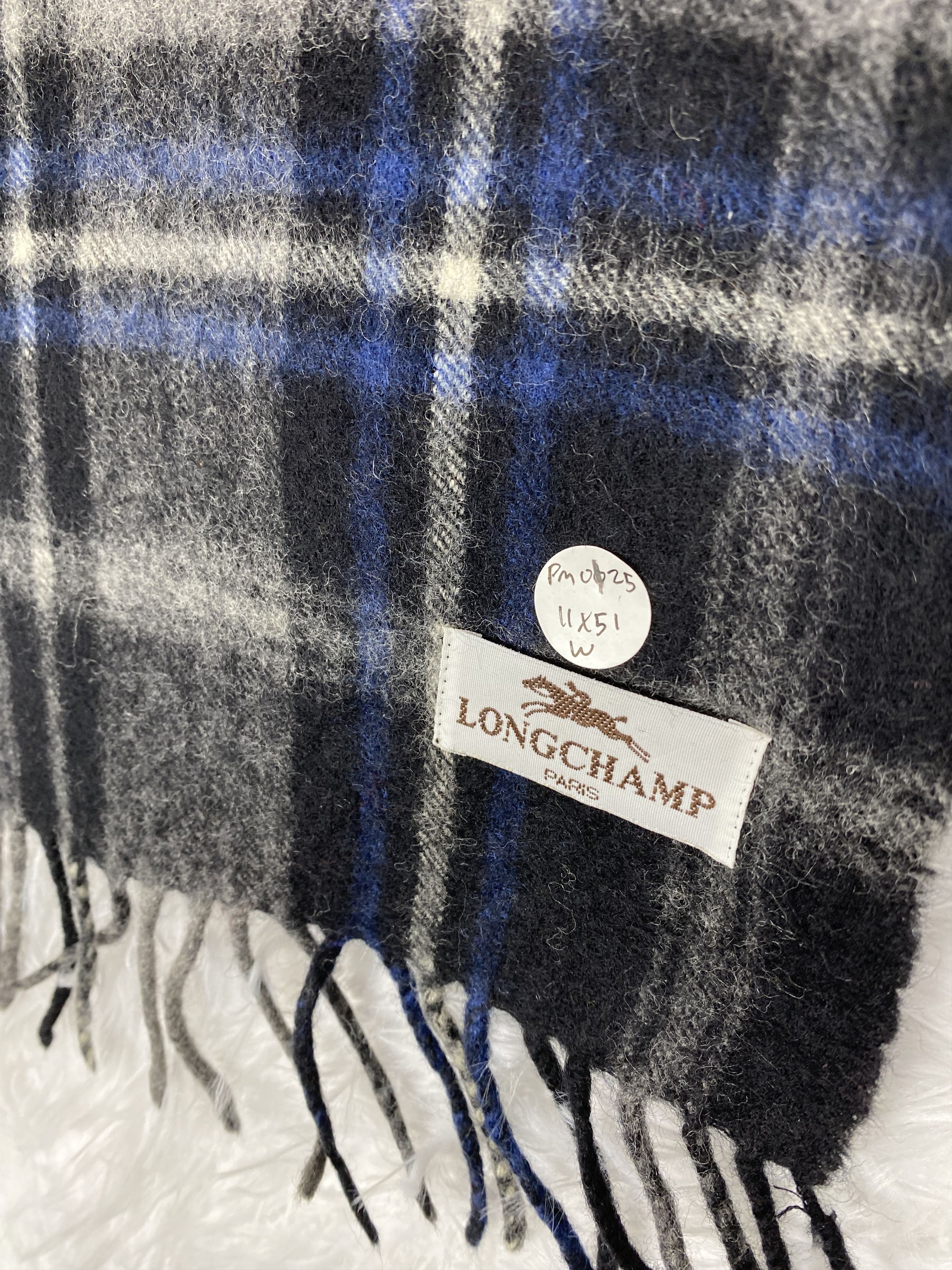 Longchamp Vintage Longchamp Scarf / Muffler Neckwear PM0125 Size ONE SIZE - 2 Thumbnail
