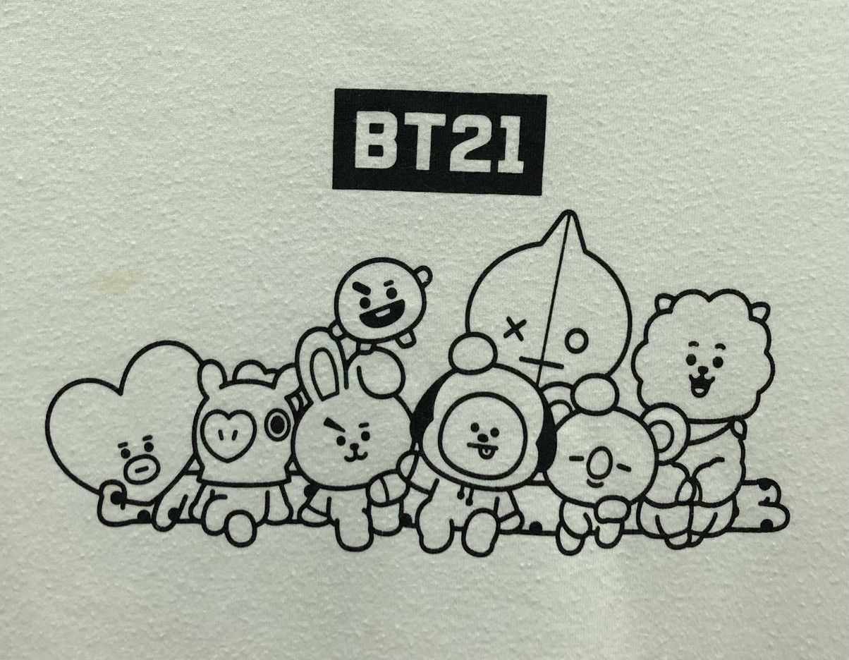 Vintage Vintage BT21 T-Shirt Size US M / EU 48-50 / 2 - 3 Thumbnail