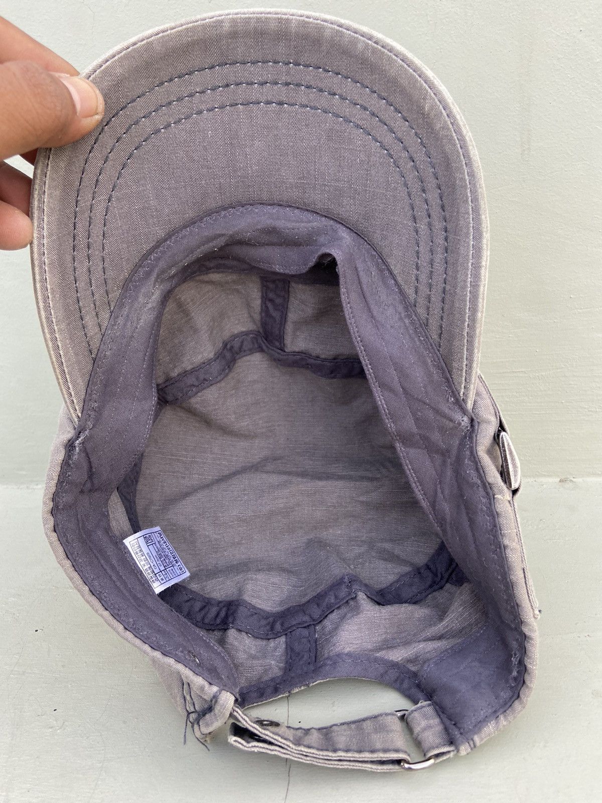 If Six Was Nine 2000s punk skull studded washed patrol hat Size ONE SIZE - 8 Thumbnail