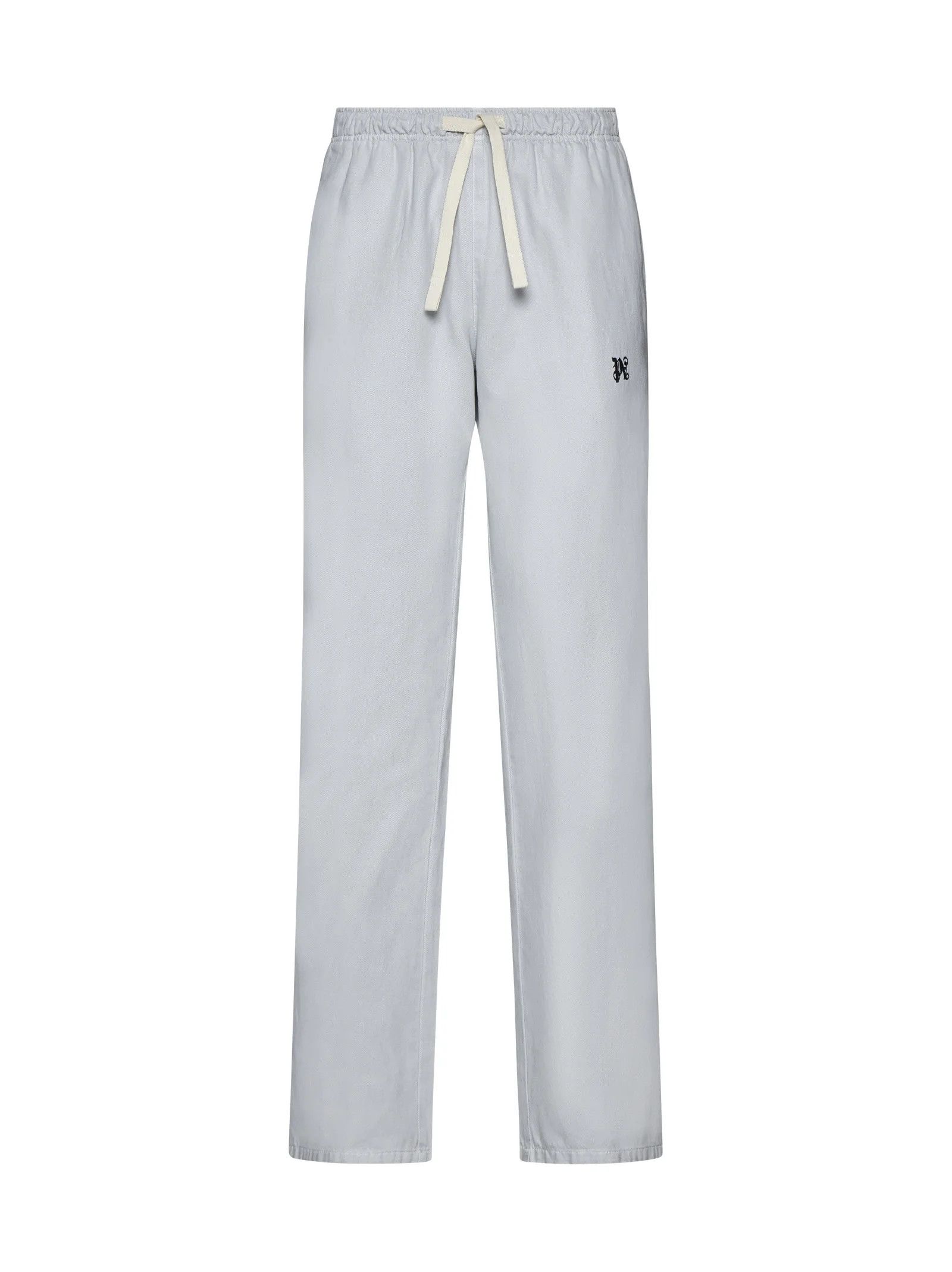 Palm Angels o1y0325 Logo Jogger & Sweatpant in Light Grey Size US 34 / EU 50 - 1 Thumbnail