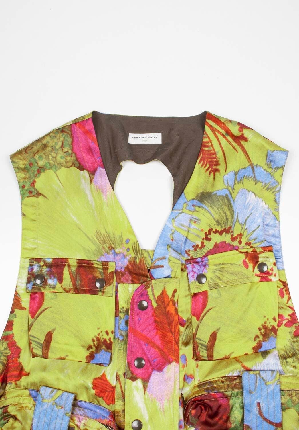 Dries Van Noten Dries Van Noten Men Vest Cargo Floral Size L Size US L / EU 52-54 / 3 - 2 Thumbnail