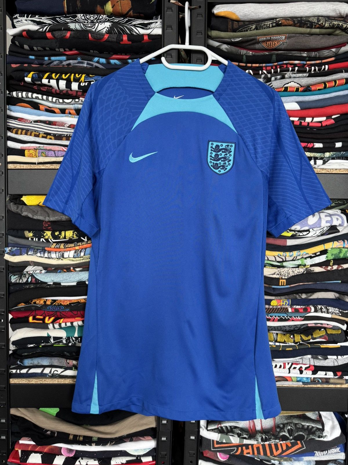 Nike Nike England streetwear jersey blue tee Size US M / EU 48-50 / 2 - 1 Thumbnail