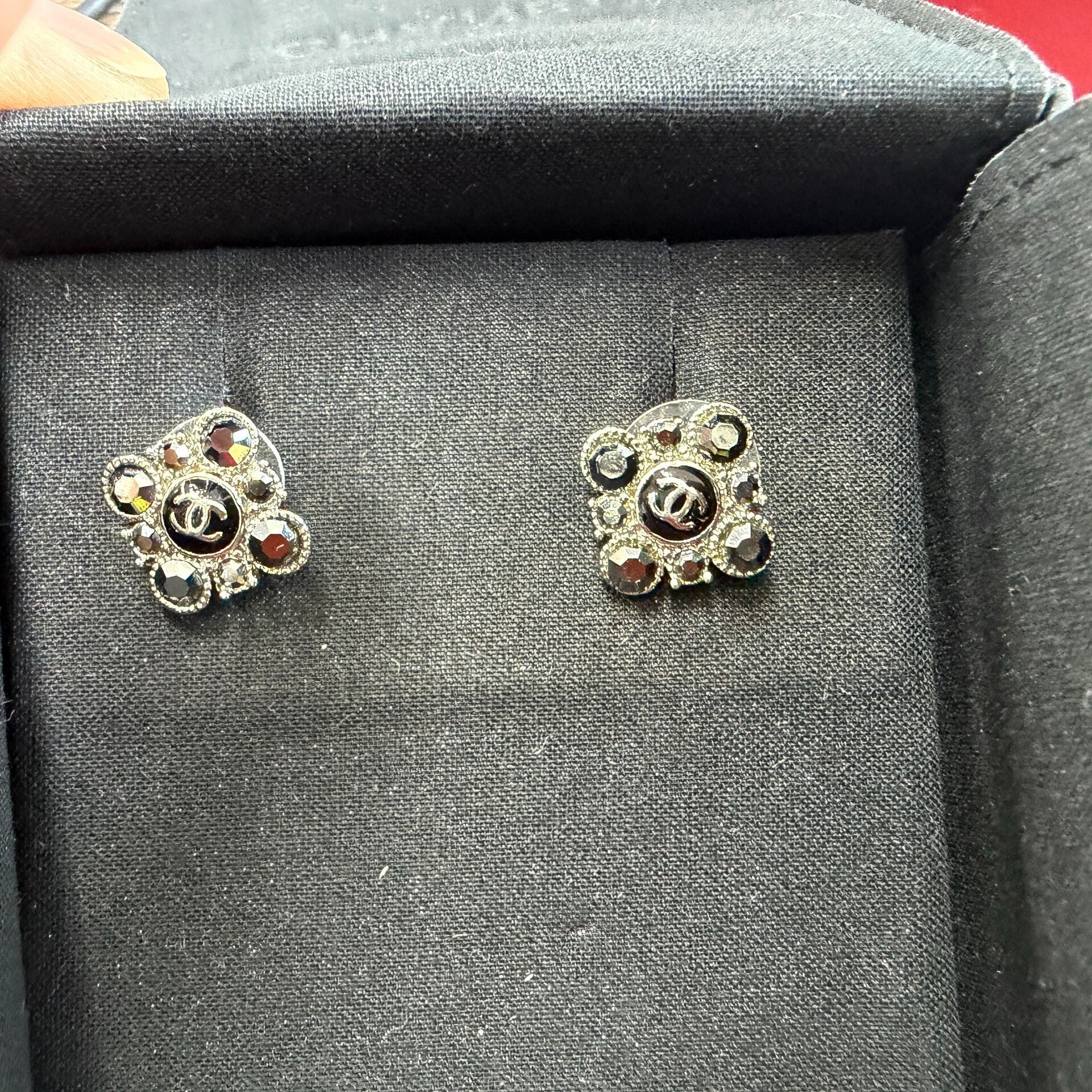 Chanel Chanel Silver Earrings OS Women Size ONE SIZE - 1 Thumbnail
