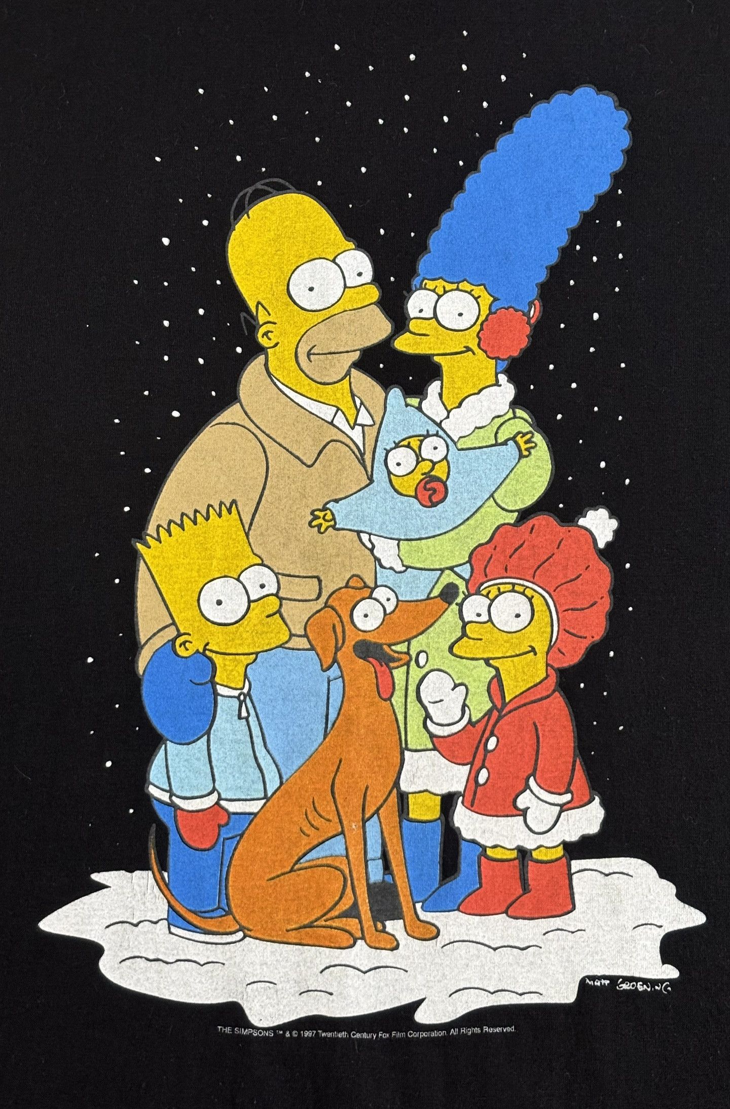 The Simpsons × Vintage T-shirt The Simpsons Christmas 1997 George Size XL Size US XL / EU 56 / 4 - 7 Thumbnail