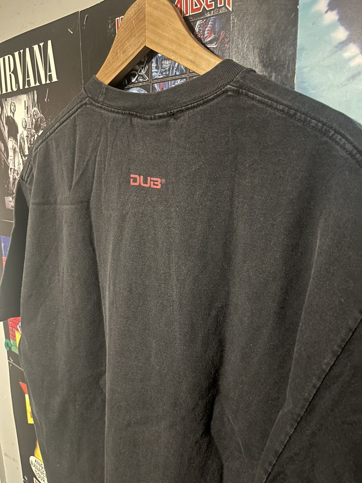 Other Vintage 90’s Grunge thrashed DUB skater faded tee shirt. Size US XL / EU 56 / 4 - 8 Thumbnail