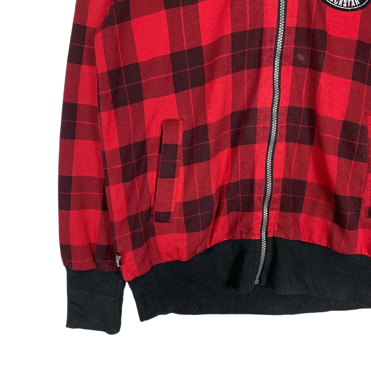 Japanese Brand BATSU STUDIO Big Logo Tartan Zipper Hoodies #0806-C36 Size US M / EU 48-50 / 2 - 3 Thumbnail