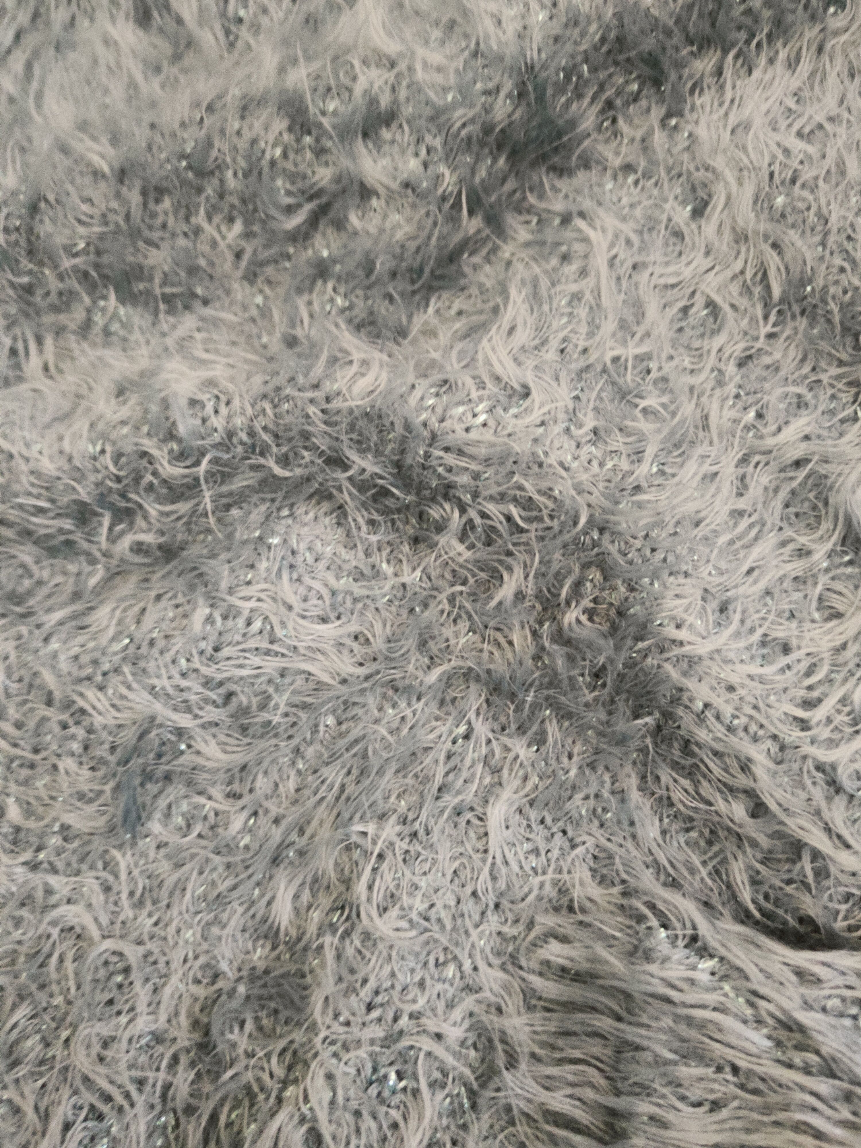 Japanese Brand Dl GU Blue Fur Mohair Knitwear #46-459 Size M / US 6-8 / IT 42-44 - 12 Thumbnail