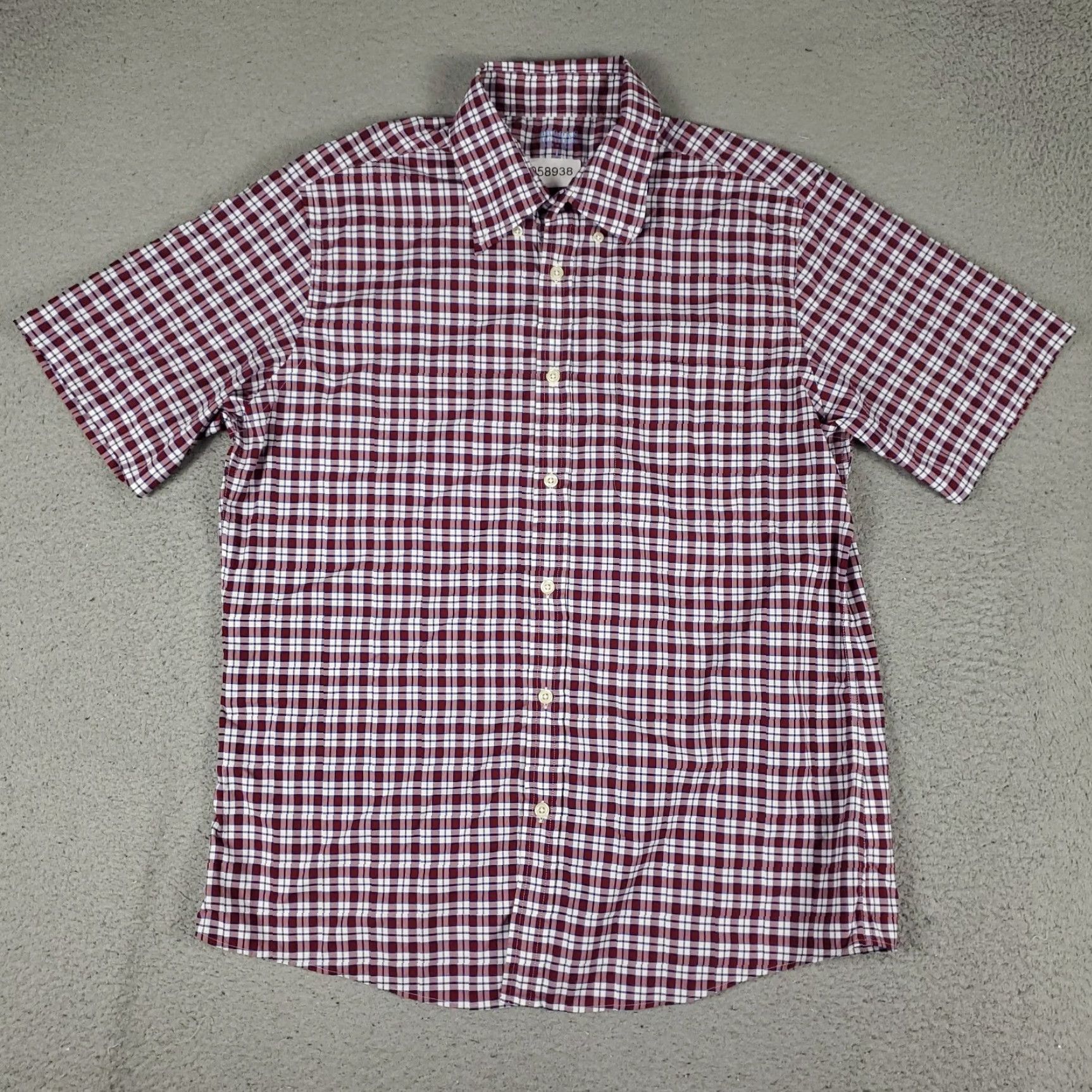 Brooks Brothers Brooks Brothers Shirt Mens Large Red Plaid Casual Button Up Short Sleeve Size US L / EU 52-54 / 3 - 2 Thumbnail