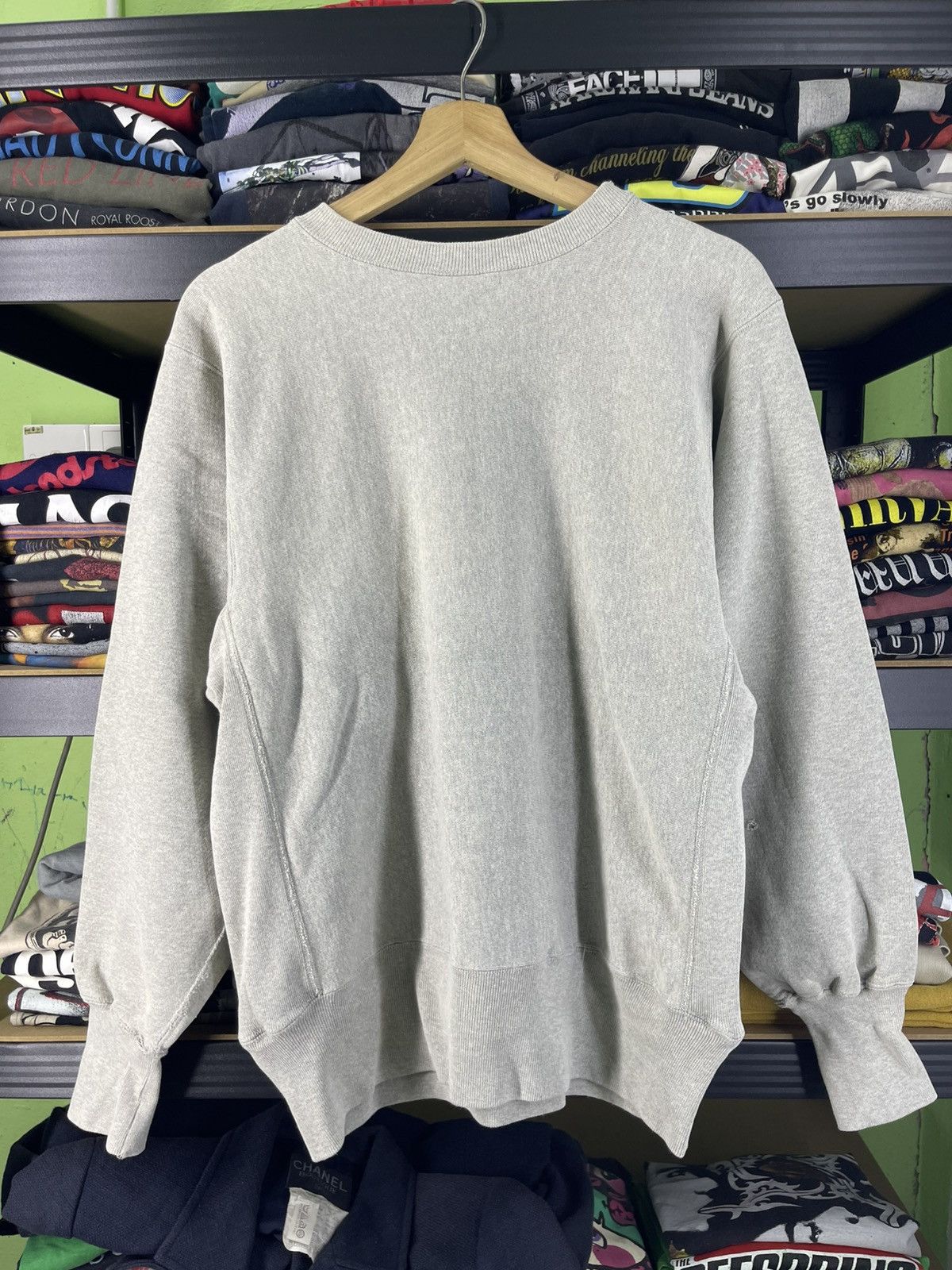 Champion Vintage Champion Reverse Weave Small Logo Grey Sweatshirt Size US M / EU 48-50 / 2 - 8 Thumbnail
