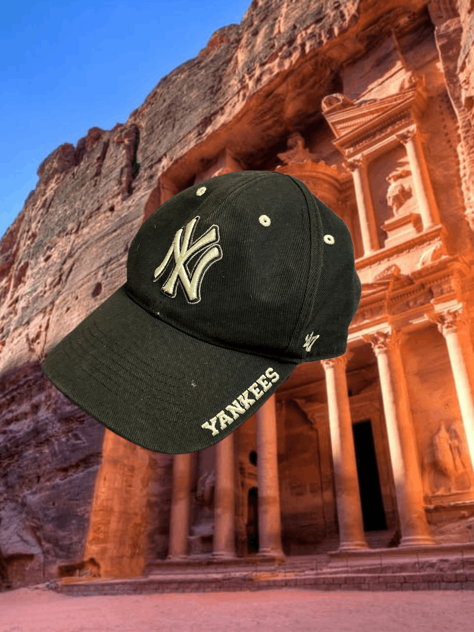 47 Brand Hats 47 Brand big logo Vintage New York Yankees Cap Y2K Size ONE SIZE - 1 Thumbnail