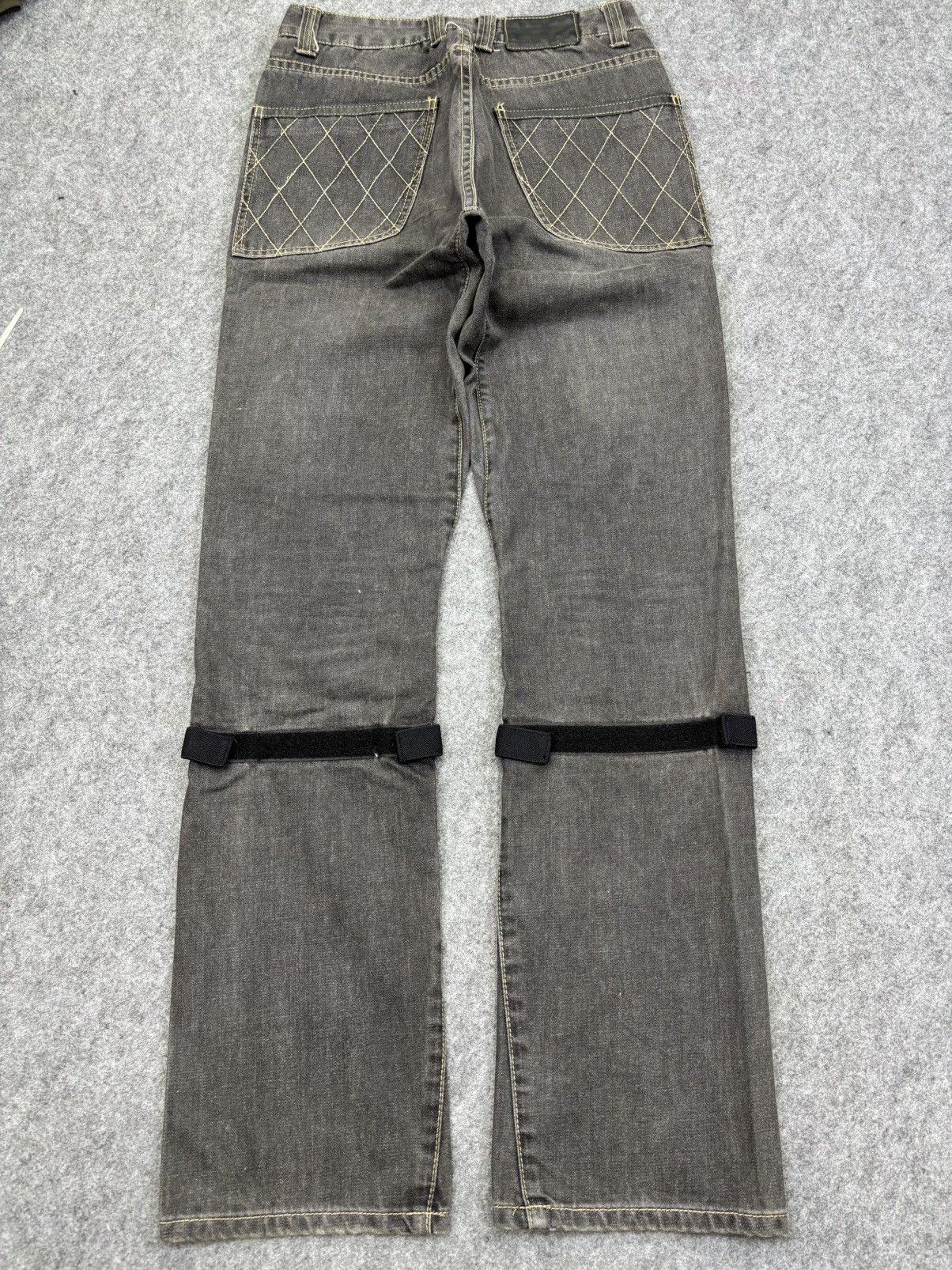 Japanese Brand 💥Biker Denim💥Greddy Multipockets Biker Denim F717 Size US 27 - 23 Thumbnail
