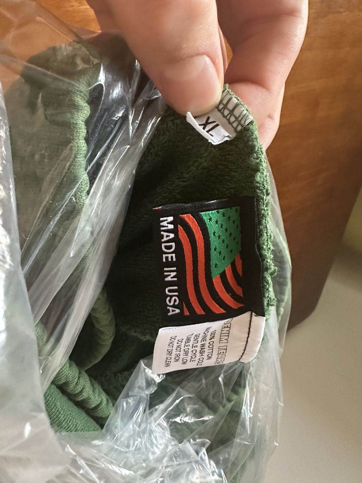 DENIM TEARS Vintage ADG Green Sweatpants Size US 36 / EU 52 - 6 Thumbnail