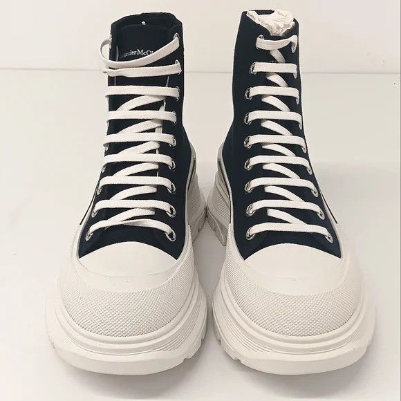 Alexander McQueen Alexander McQueen Tread Slick Hi Top Sneakers - EU43/US10 Size US 10 / EU 43 - 7 Thumbnail