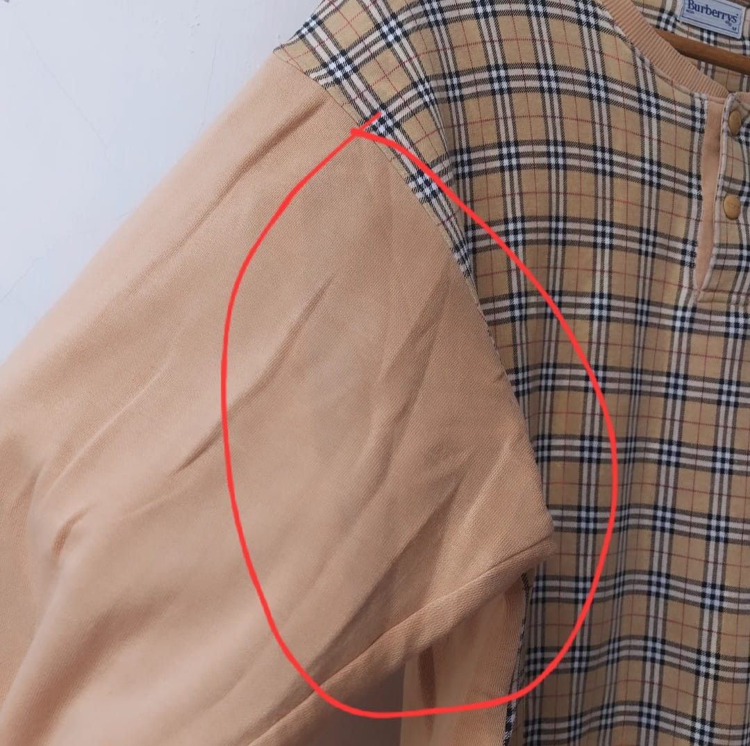 Burberry × Burberry Prorsum × Vintage Vtg Burberrys Novacheck Half Button Sweatshirt Size US M / EU 48-50 / 2 - 9 Thumbnail