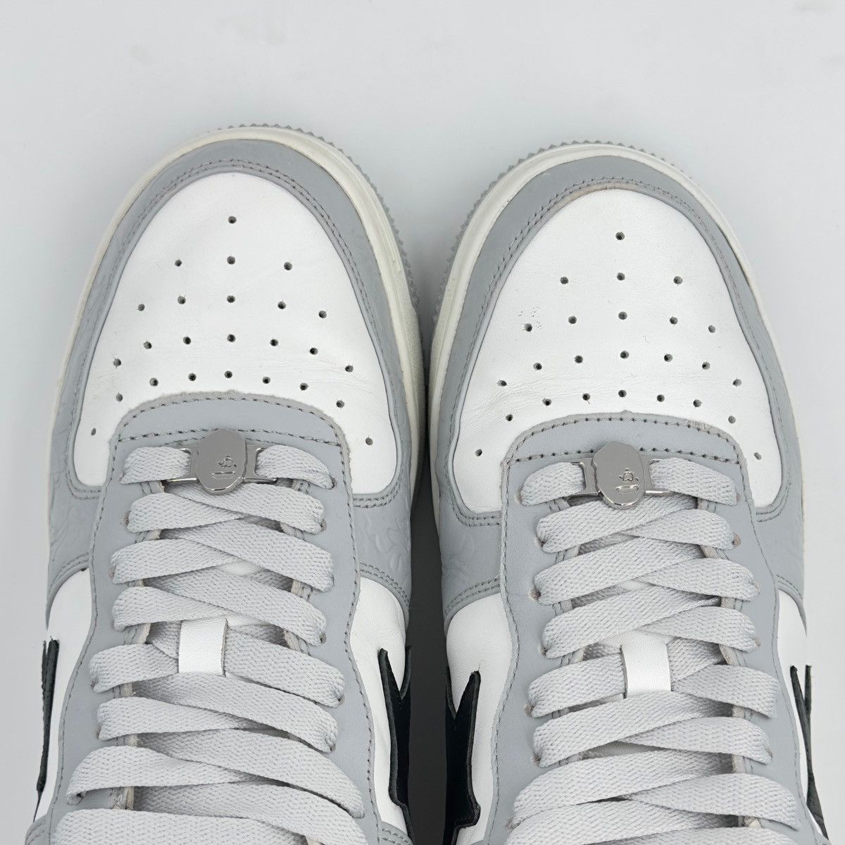 Bape A Bathing Ape Bapesta Grey/Black 2021 Size US 10 / EU 43 - 9 Thumbnail