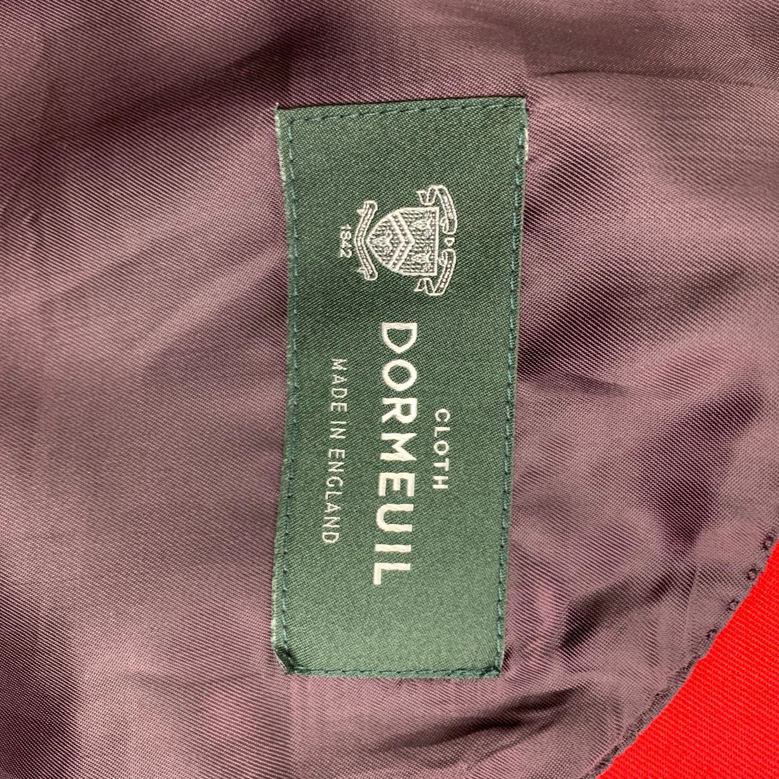 Paul Smith PAUL SMITH Size S Red Wool Polyamide Hidden Placket Coat Size US S / EU 44-46 / 1 - 7 Thumbnail