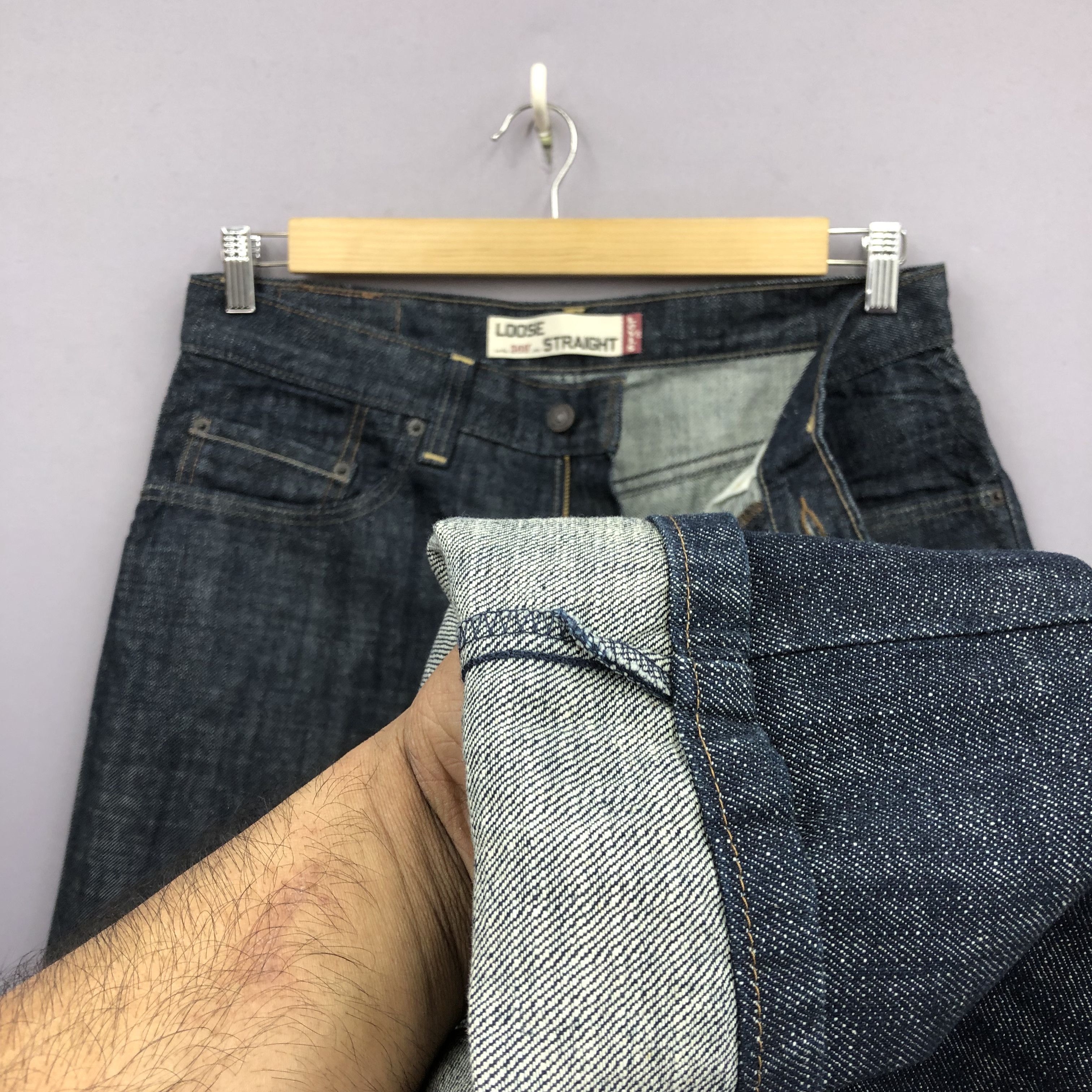 Levi's Vintage Levis 569 Baggy Jeans Skater Levi's Blue Loose Denim Size US 34 / EU 50 - 9 Thumbnail