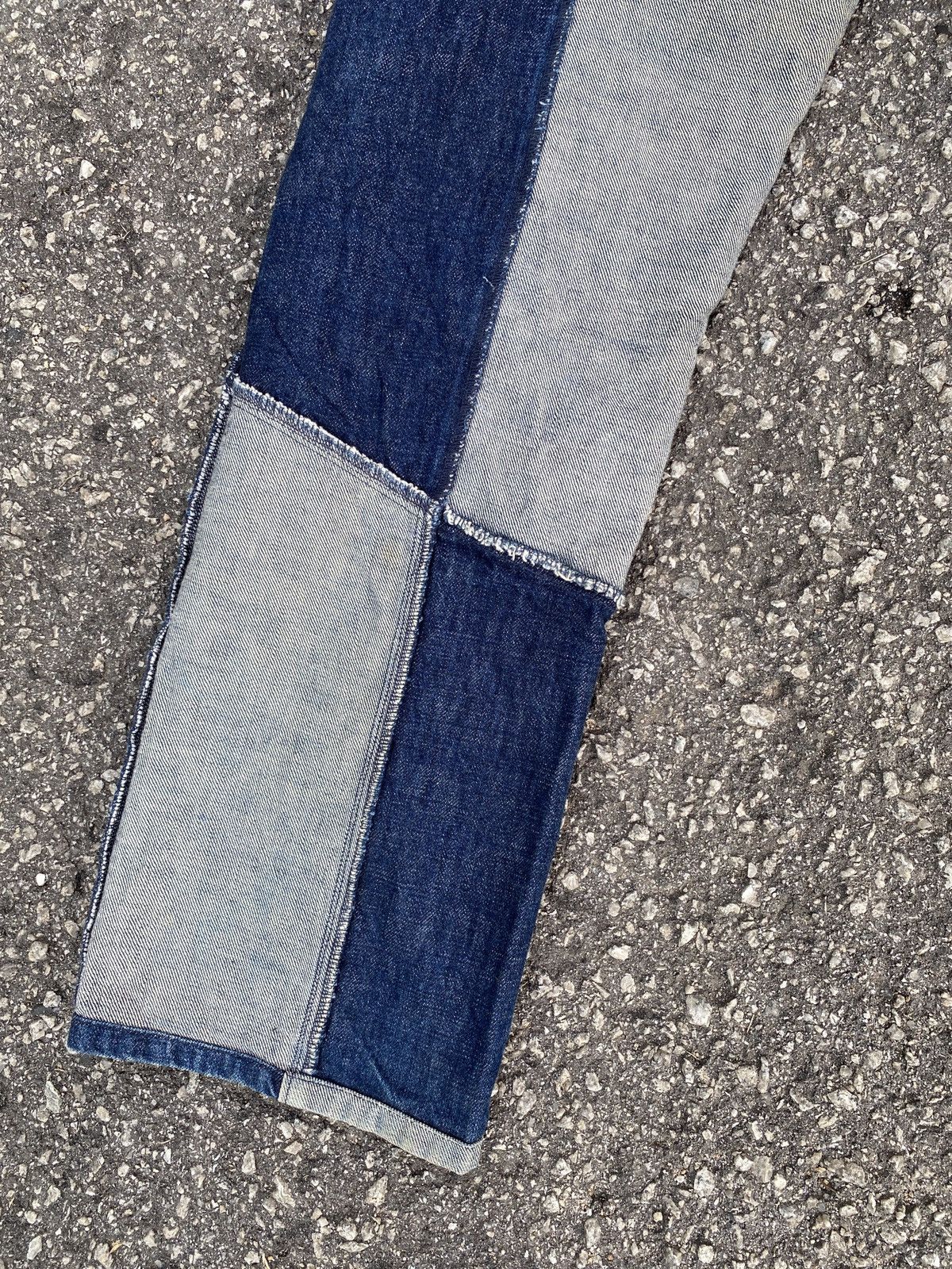 If Six Was Nine × Japanese Brand Unconscious Brothers Patchwork Design Denim Size US 31 - 10 Thumbnail