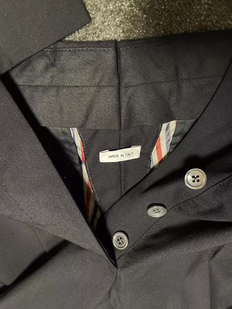 Thom Browne Thom BrowneDark four bars black suit 2503-Nextarrow Size 25" / US 0 / IT 36 - 5 Thumbnail