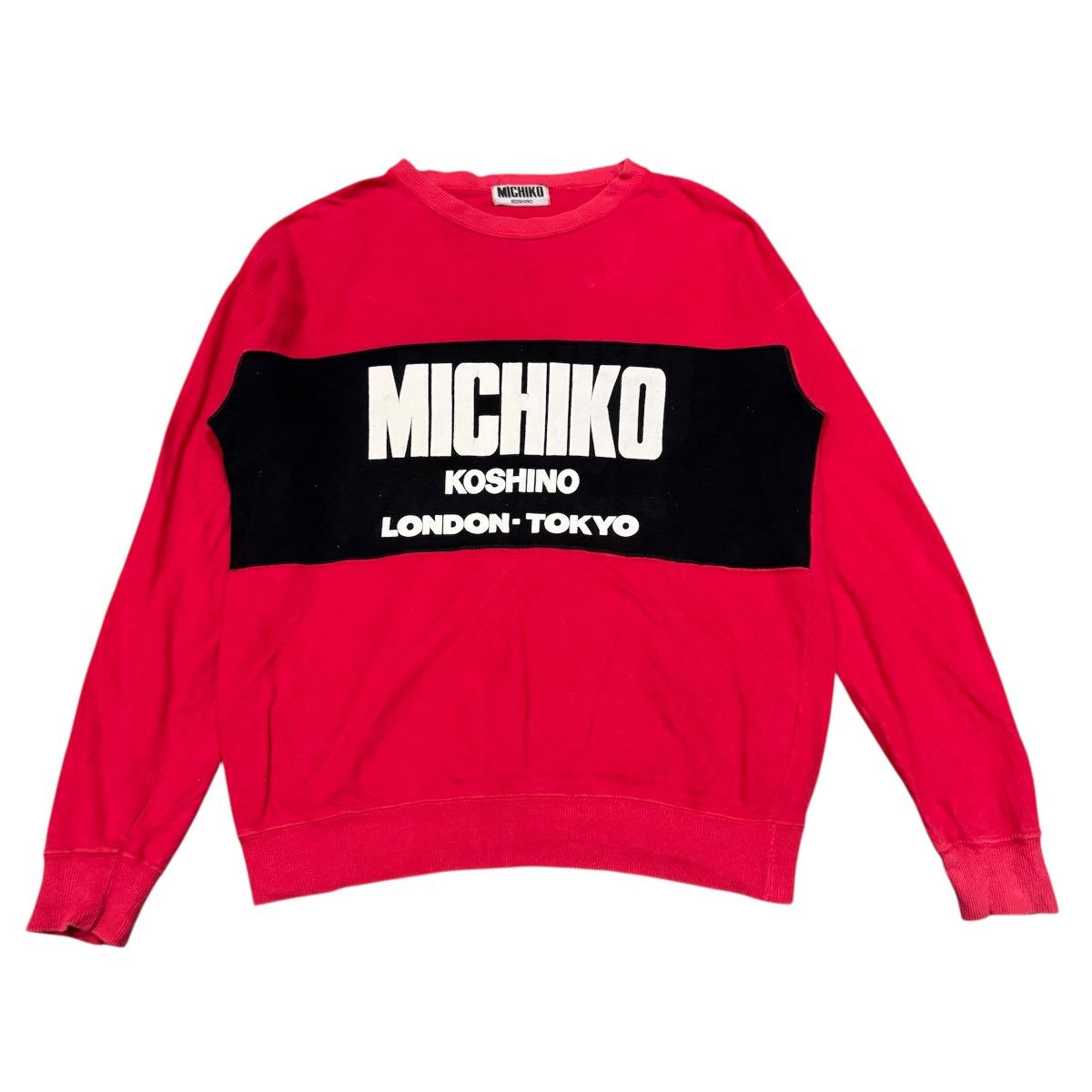 Michiko Koshino London Vintage 90s Michiko Koshino London-Tokyo Sweatshir Size US M / EU 48-50 / 2 - 1 Thumbnail