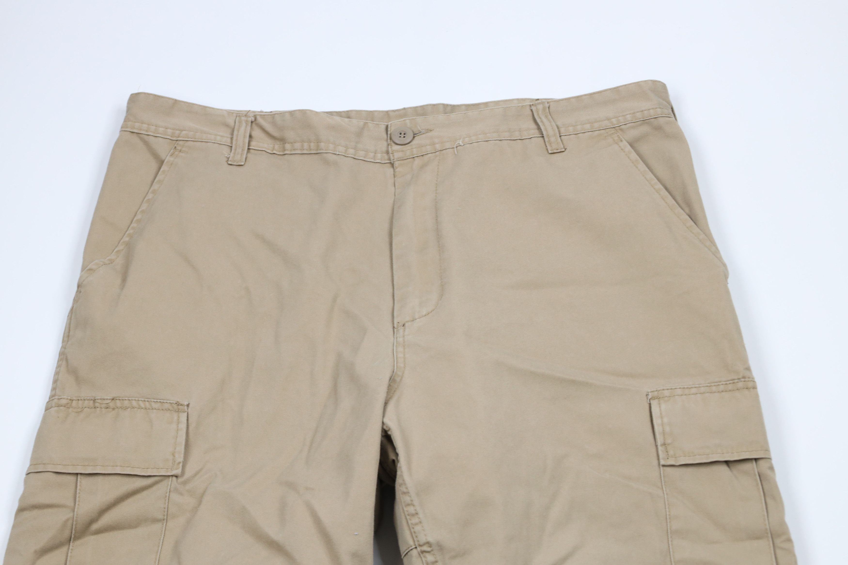 Rothco × Vintage Vintage 90s Rothco Double Knee Military Cargo Pants Beige Size US 36 / EU 52 - 2 Thumbnail