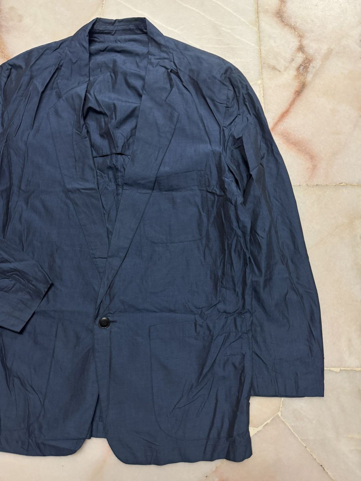 AGNES.B HOMME MADE IN FRANCE LIGHT LONG JACKET POCKET
