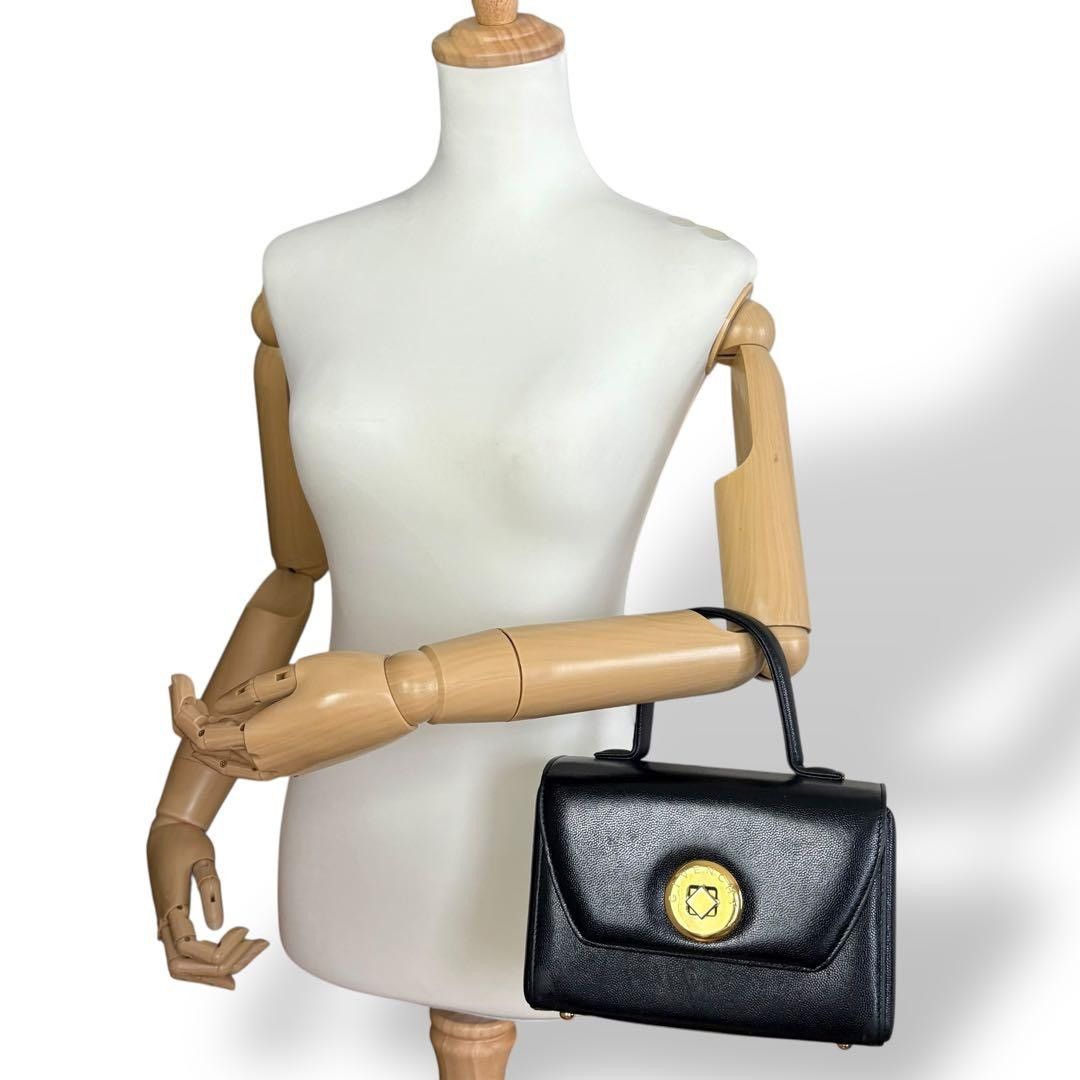 Givenchy Vintage Givenchy top handle bag in black leather Size ONE SIZE - 10 Thumbnail