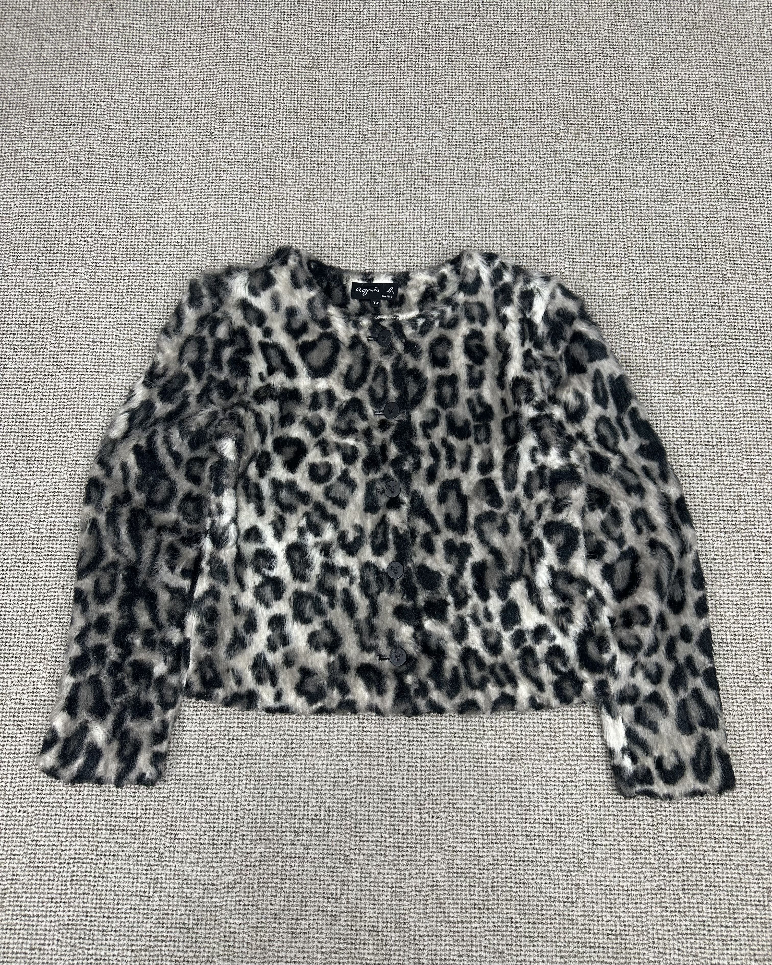 agnes b. Vintage Agnes B Mohair Crop Button Shirt VT03 Size S / US 4 / IT 40 - 6 Thumbnail