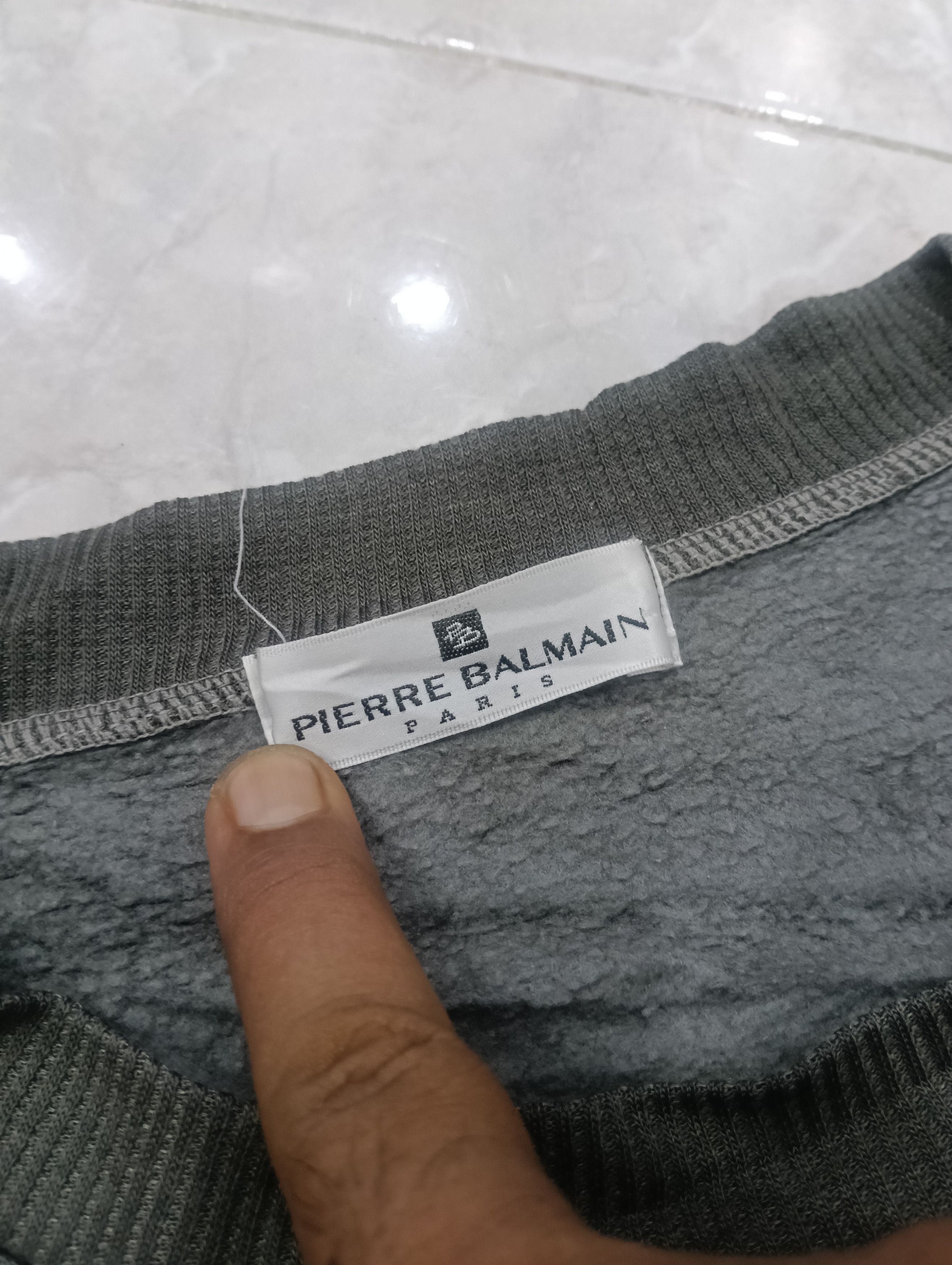 Balmain Vintage Piere Balmain Sweat Spellout Size US L / EU 52-54 / 3 - 4 Thumbnail