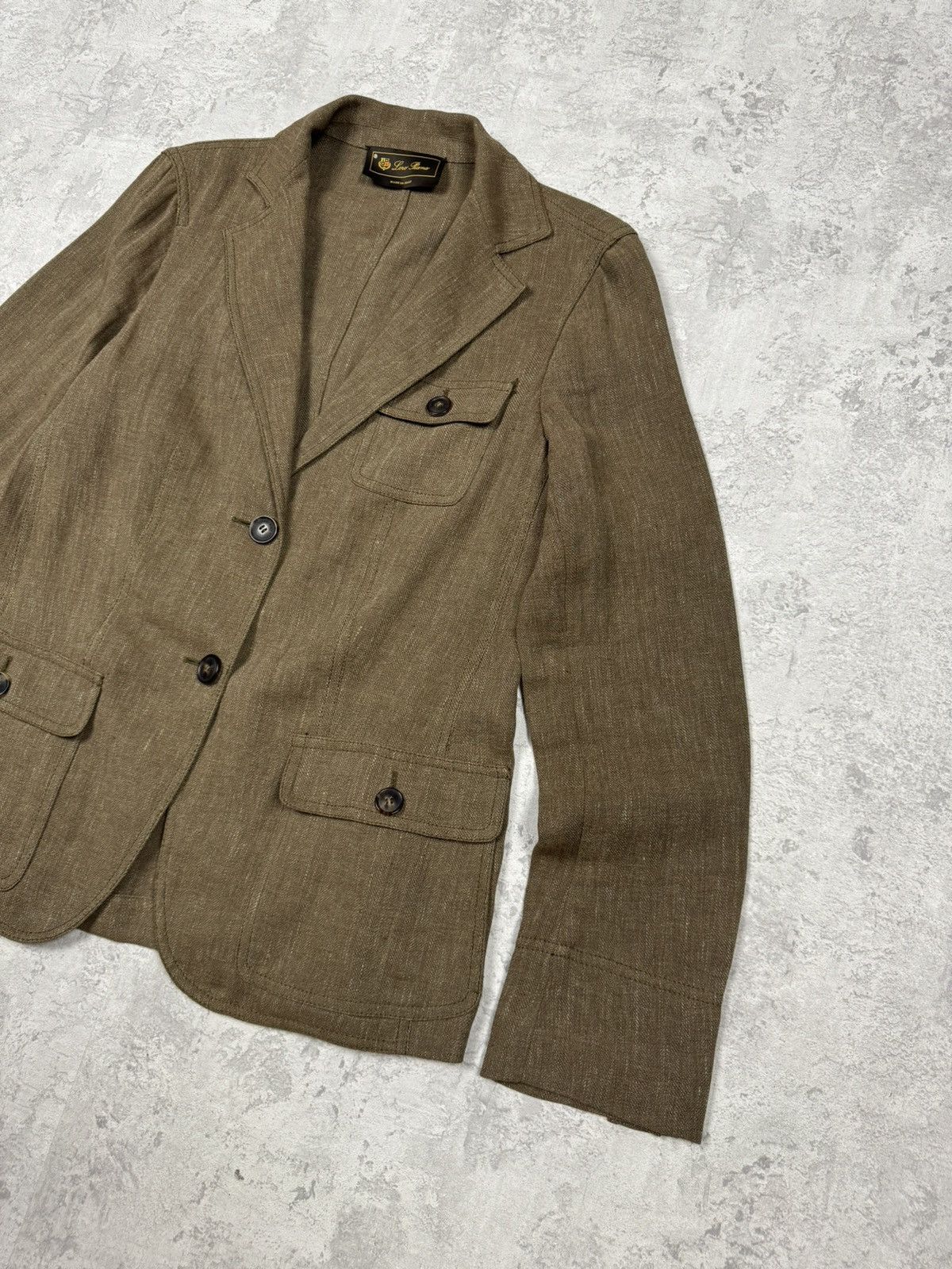 Loro Piana Loro Piana Lino Blazer Size 46 Size L / US 10 / IT 46 - 3 Thumbnail