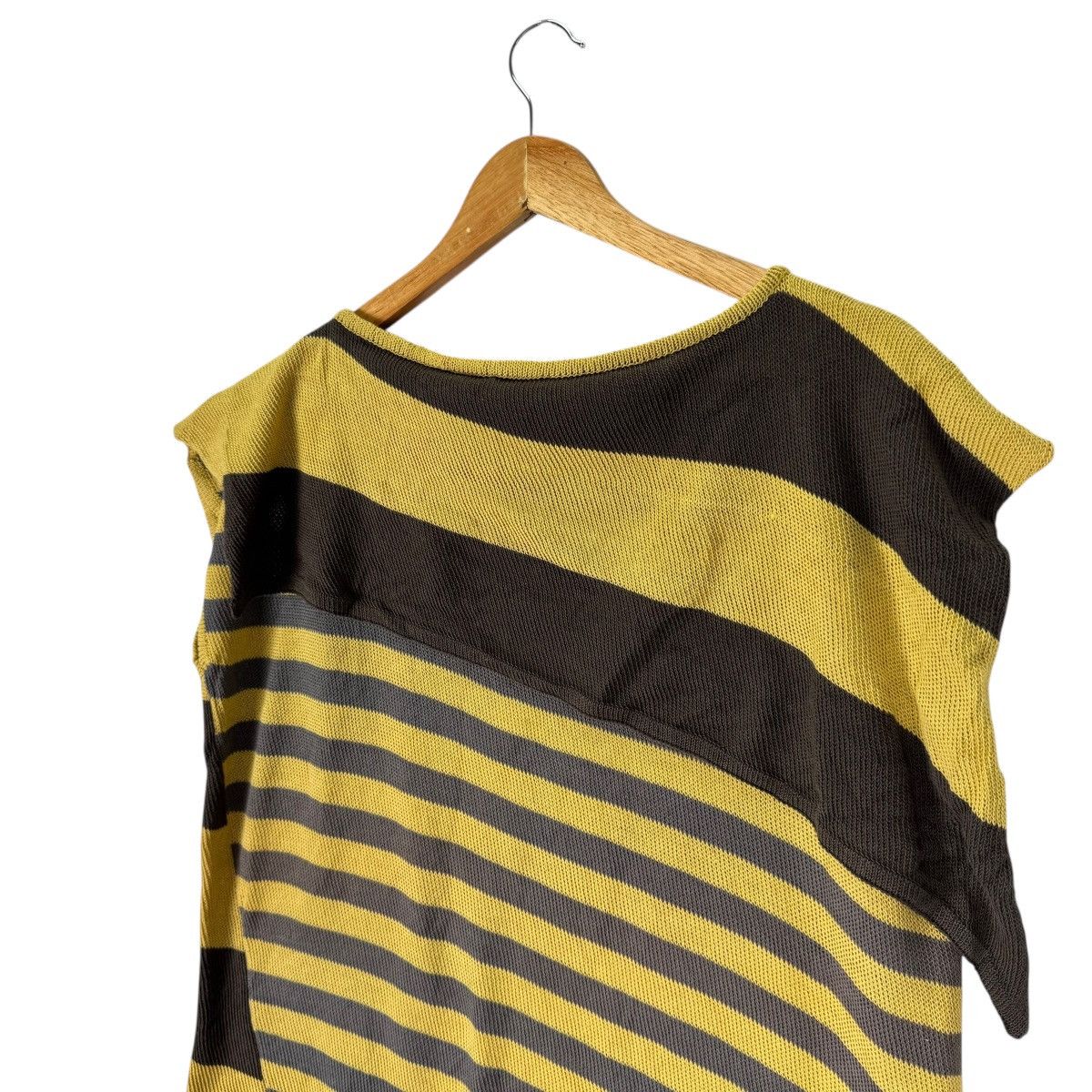 Issey Miyake 🔥70s ISSEY MIYAKE KNITWEAR STRIPED SLEEVELESS Size M / US 6-8 / IT 42-44 - 9 Thumbnail