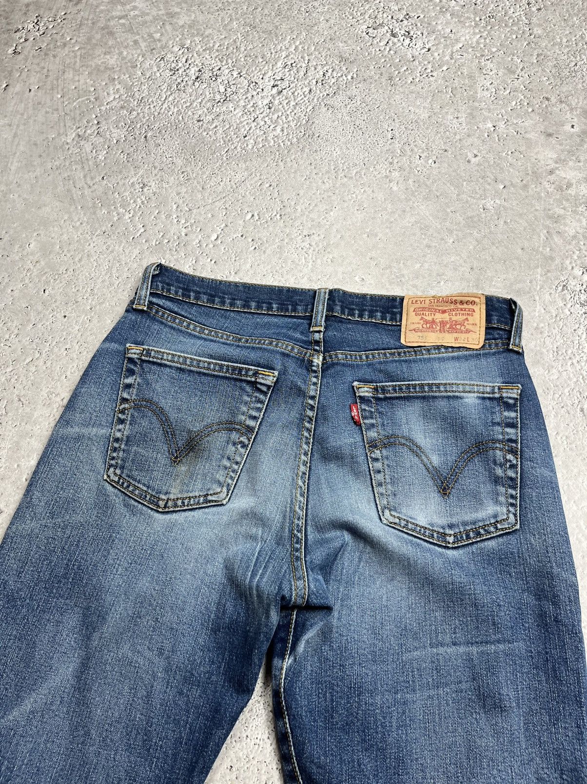 Levi's Levi’s 751 Vintage Blue Straight Leg Jeans W32 L30 Denim Size US 32 / EU 48 - 6 Thumbnail