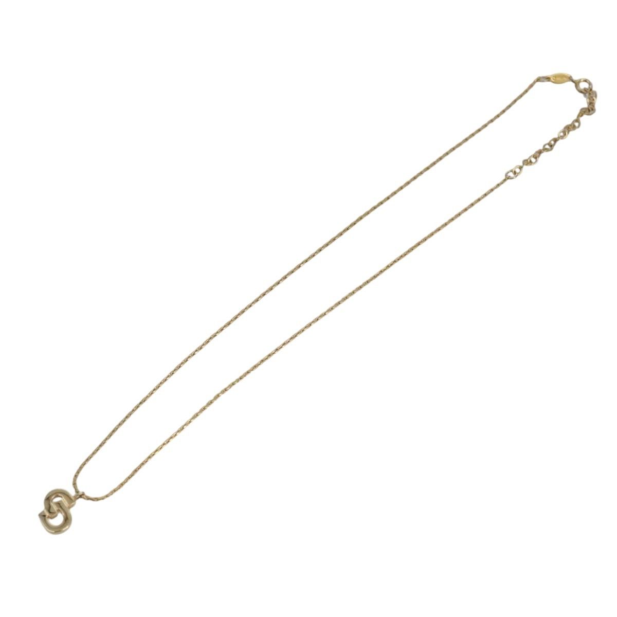 Dior Christian Dior CD Pendant Necklace Gold-plated Size ONE SIZE - 1 Thumbnail